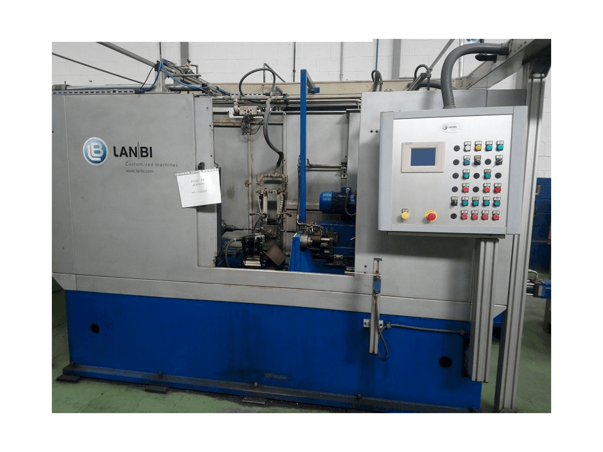 Frontansicht der Lanbi Maschine