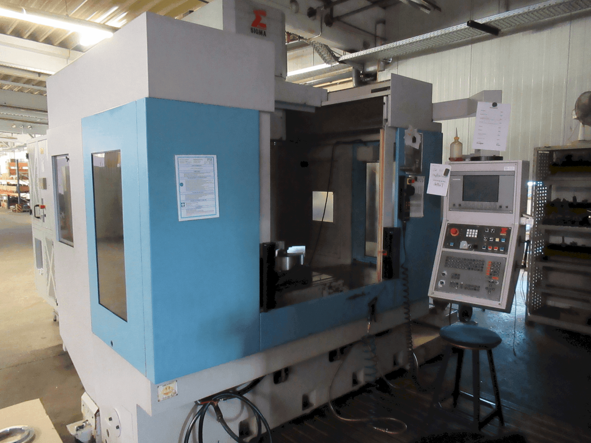 Frontansicht der Sigma Zenit 3 Maschine