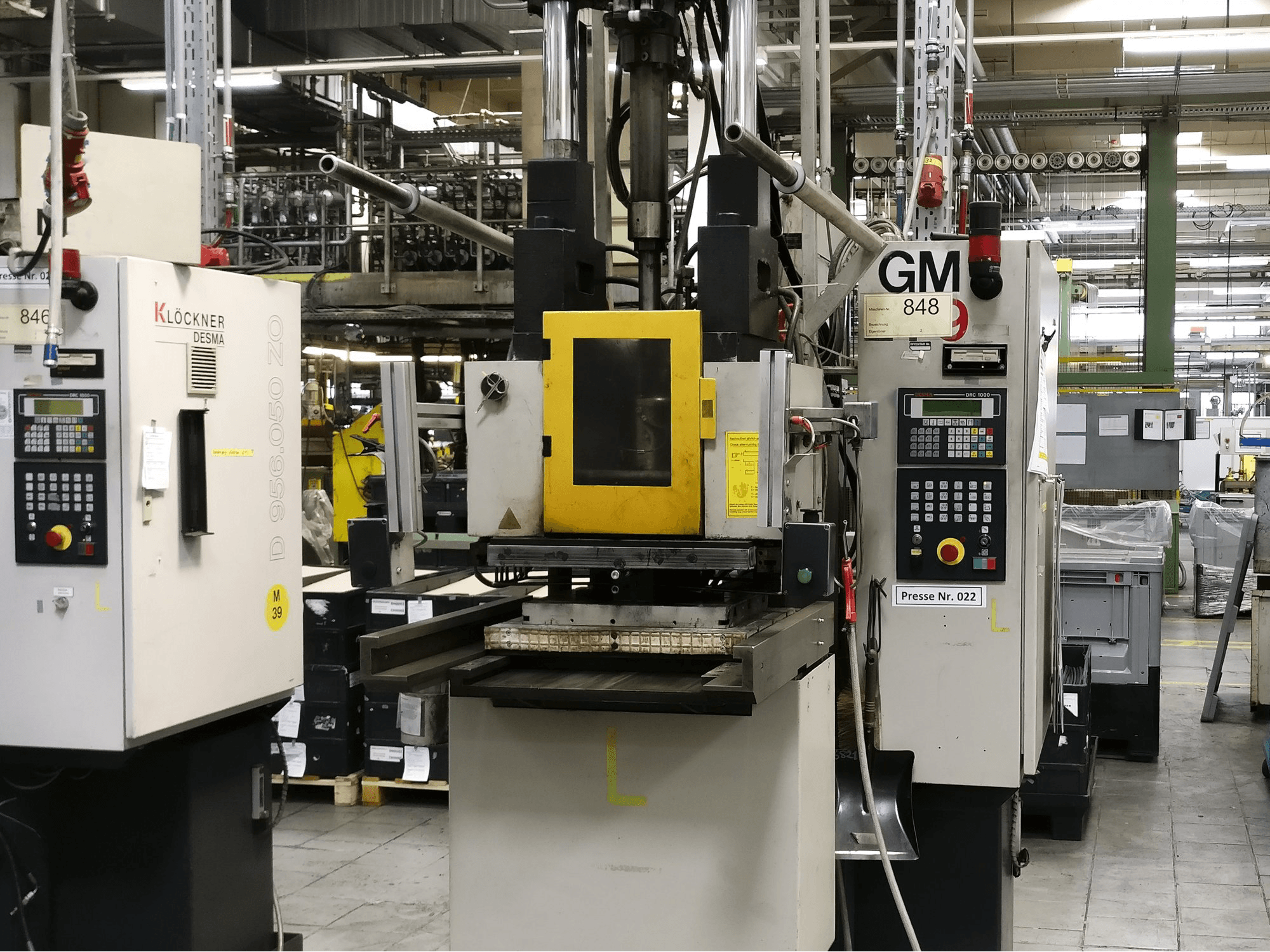 Mainansicht der Klöckner Desma 956.050 Maschine