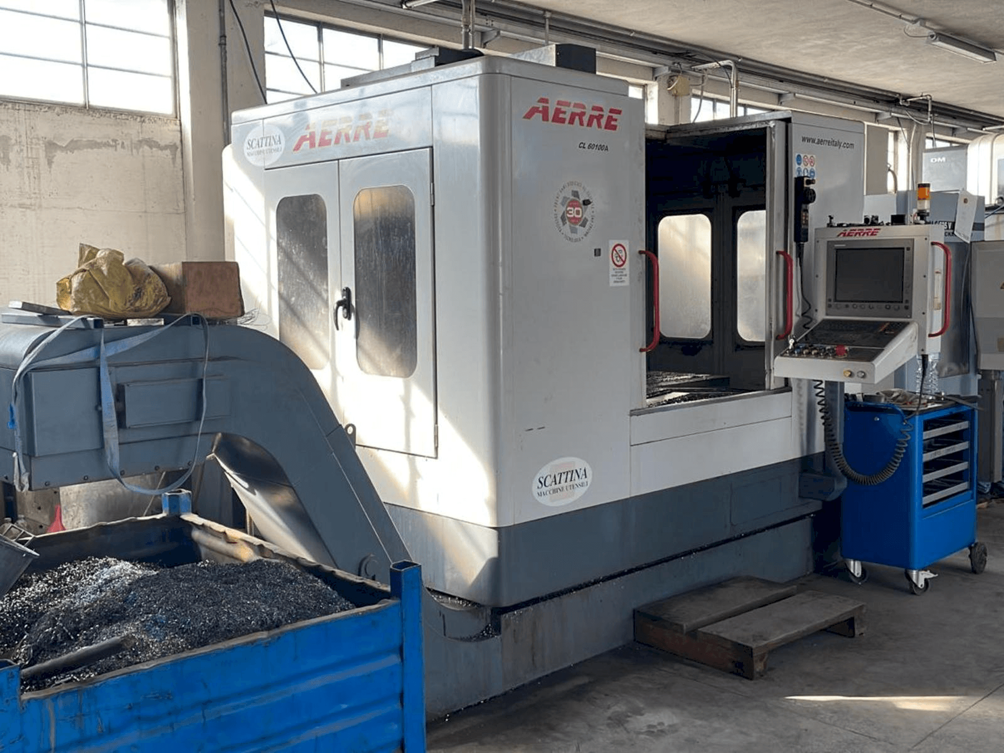 Frontansicht der AERRE CL60 100A Maschine