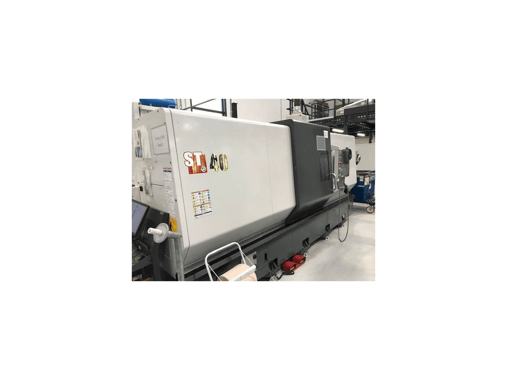 Frontansicht der HAAS ST40 Maschine