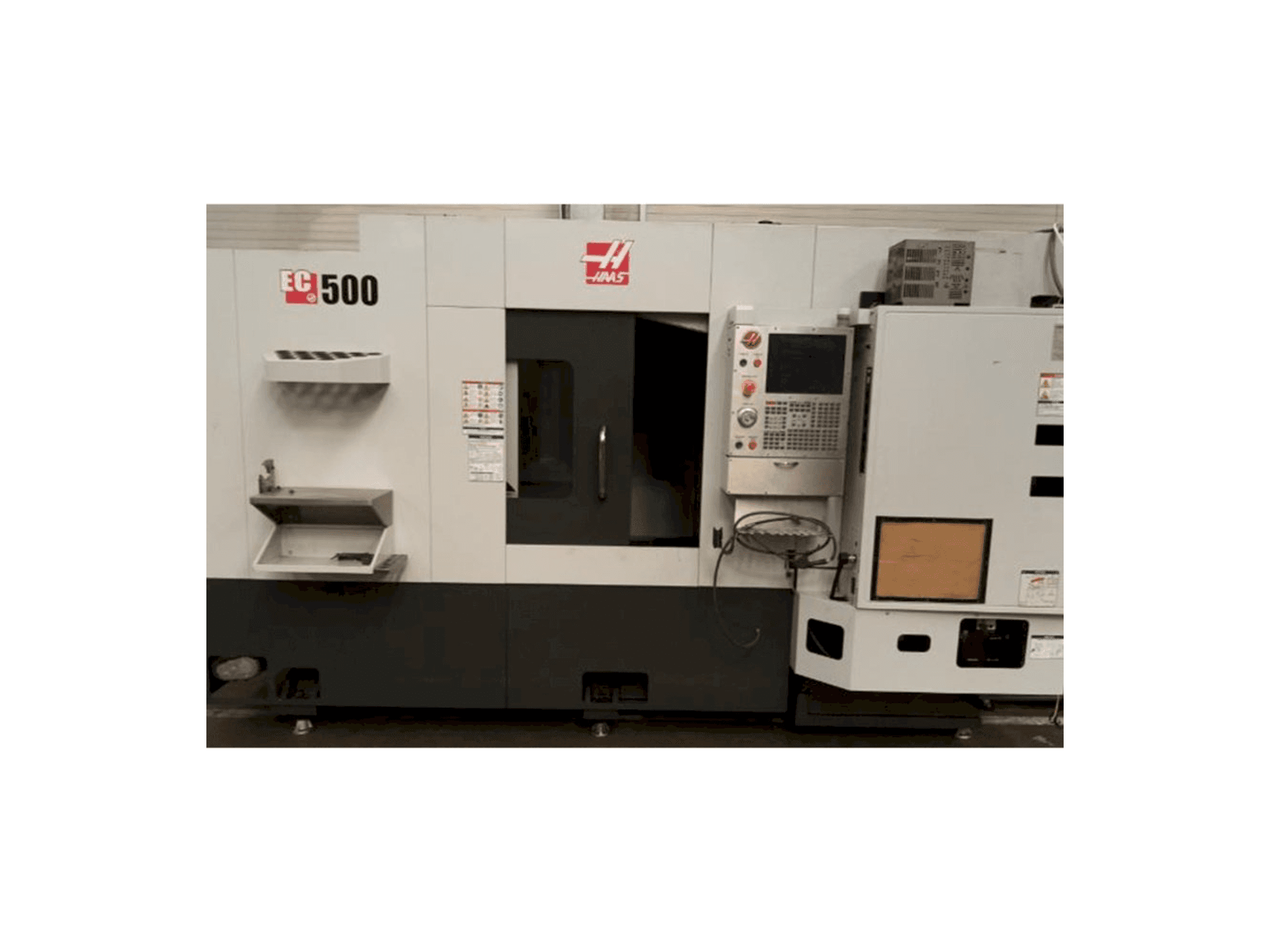 Frontansicht der HAAS EC-500 Maschine