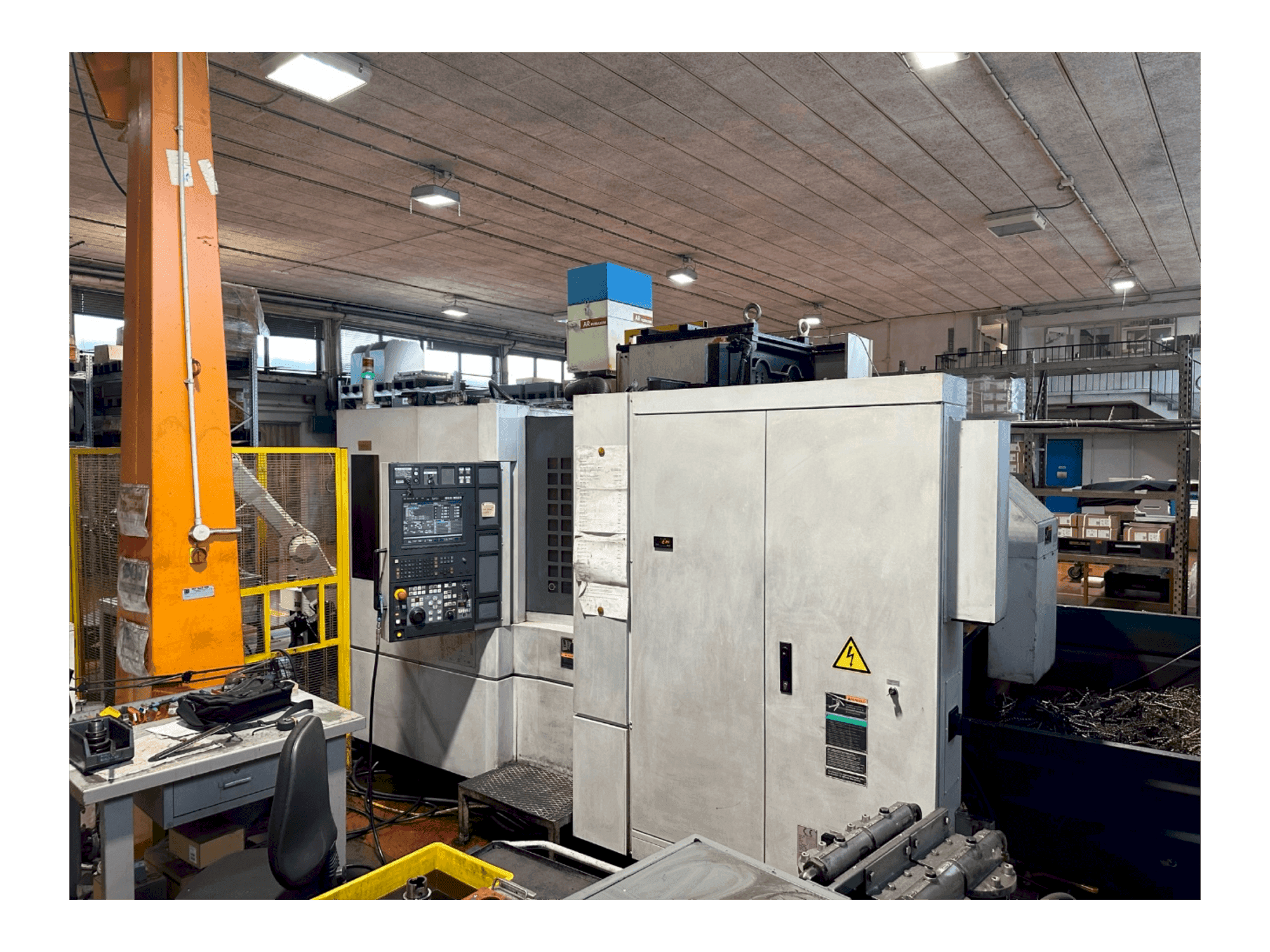Frontansicht der MORI SEIKI NH 4000 DCG Maschine
