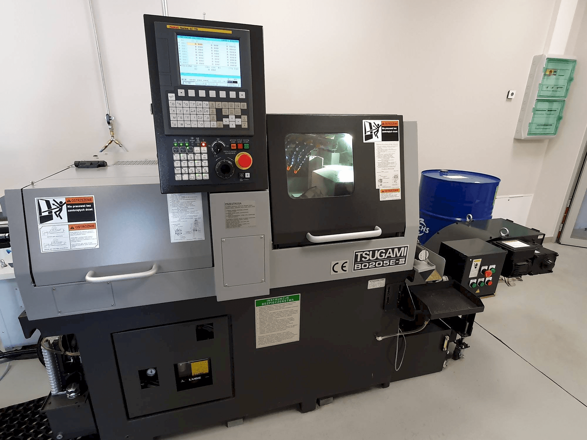 Frontansicht der TSUGAMI B0205E-III Maschine