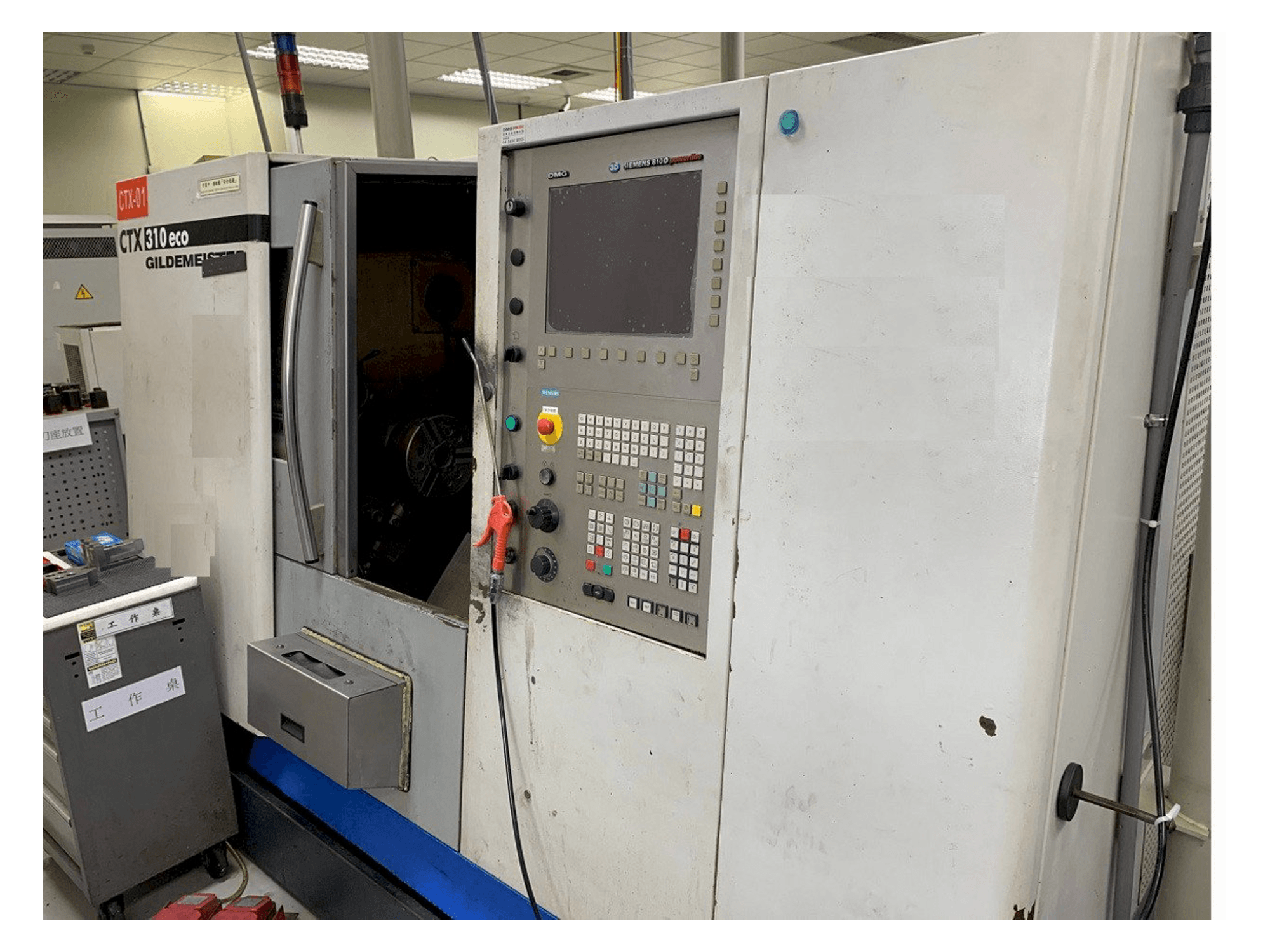 Frontansicht der Gildemeister CTX 310V1 eco Maschine