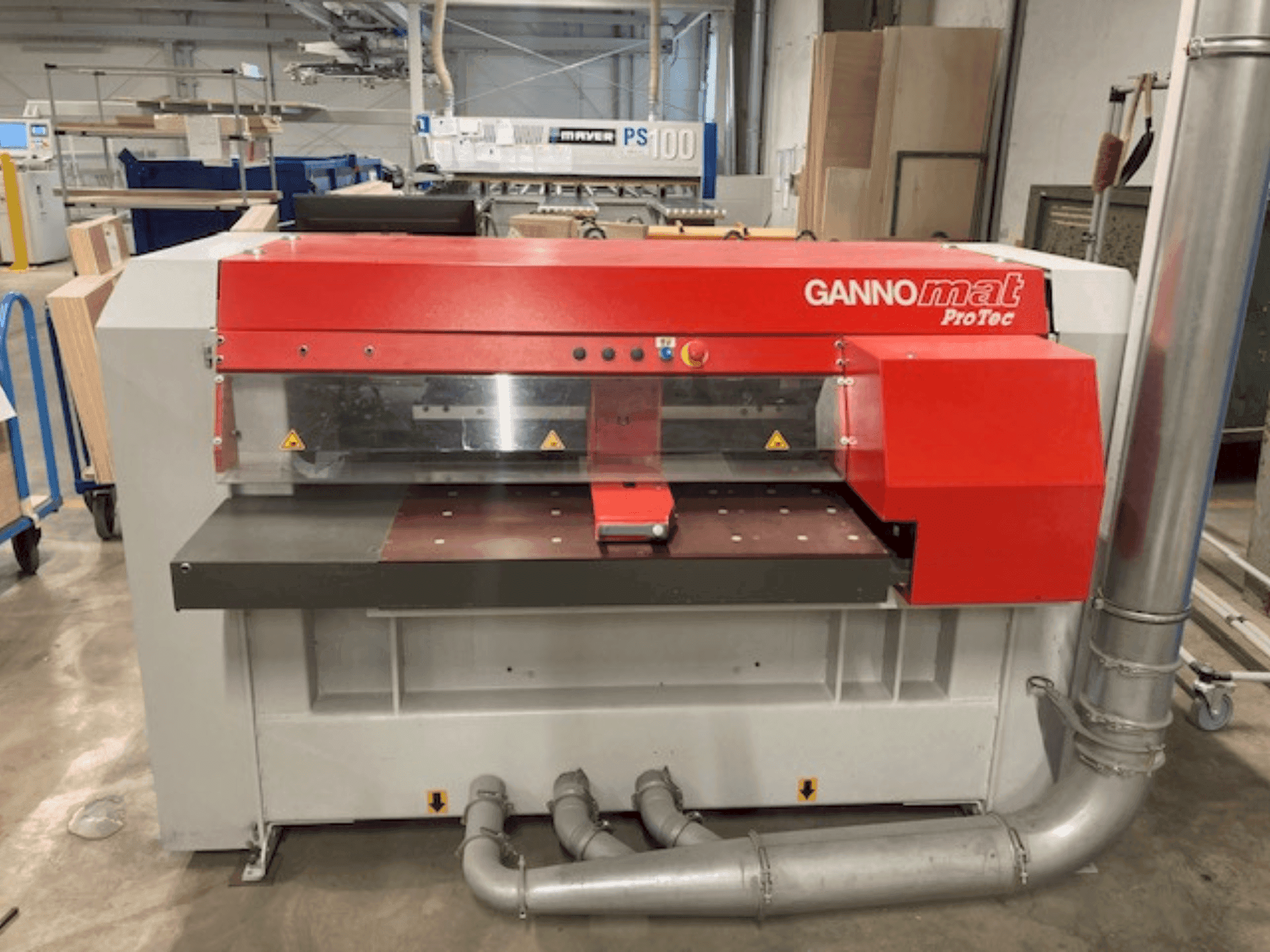 Frontansicht der GANNOMAT ProTec 571 Maschine