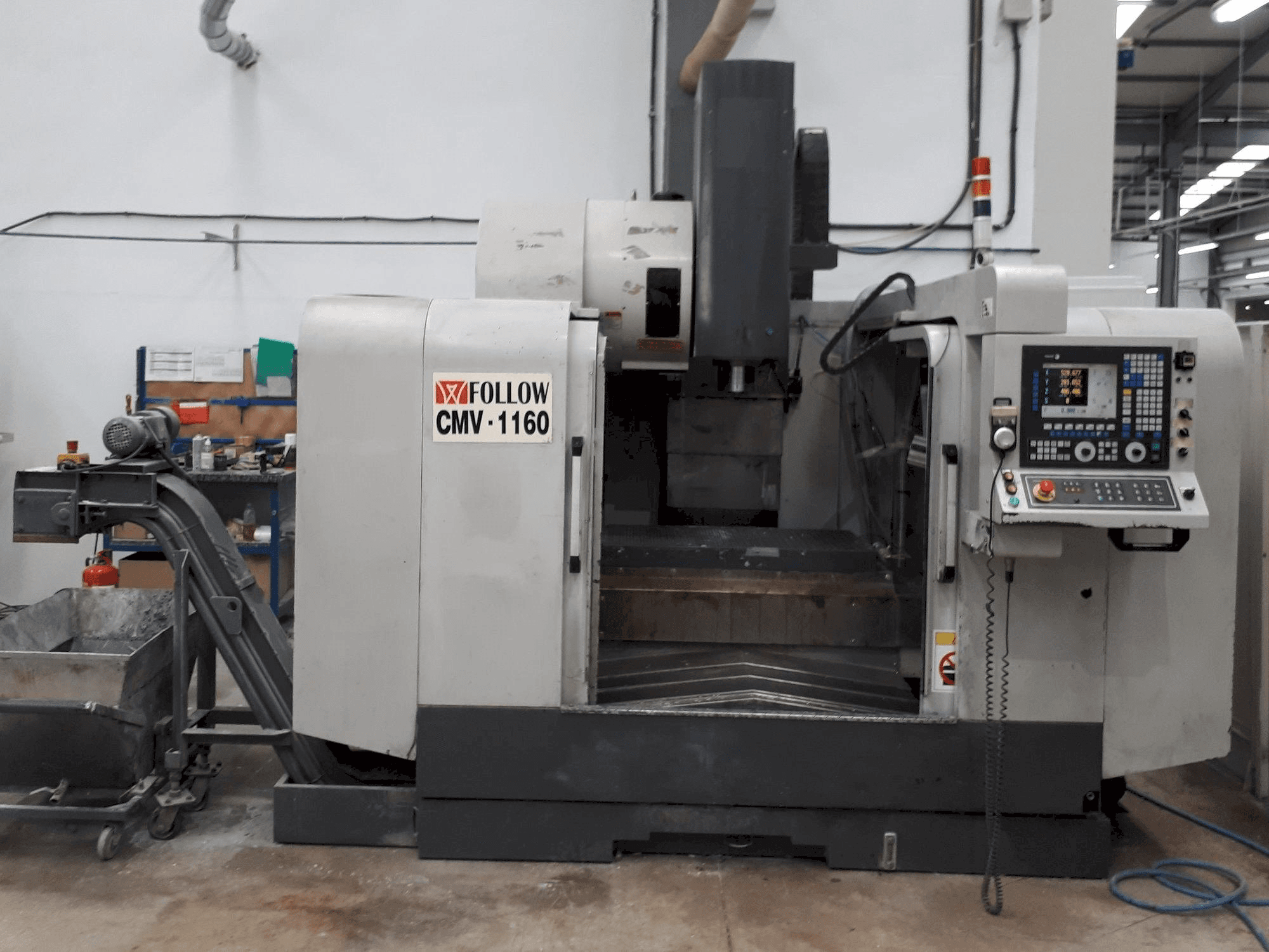 Frontansicht der Follow CMV 1160 Maschine