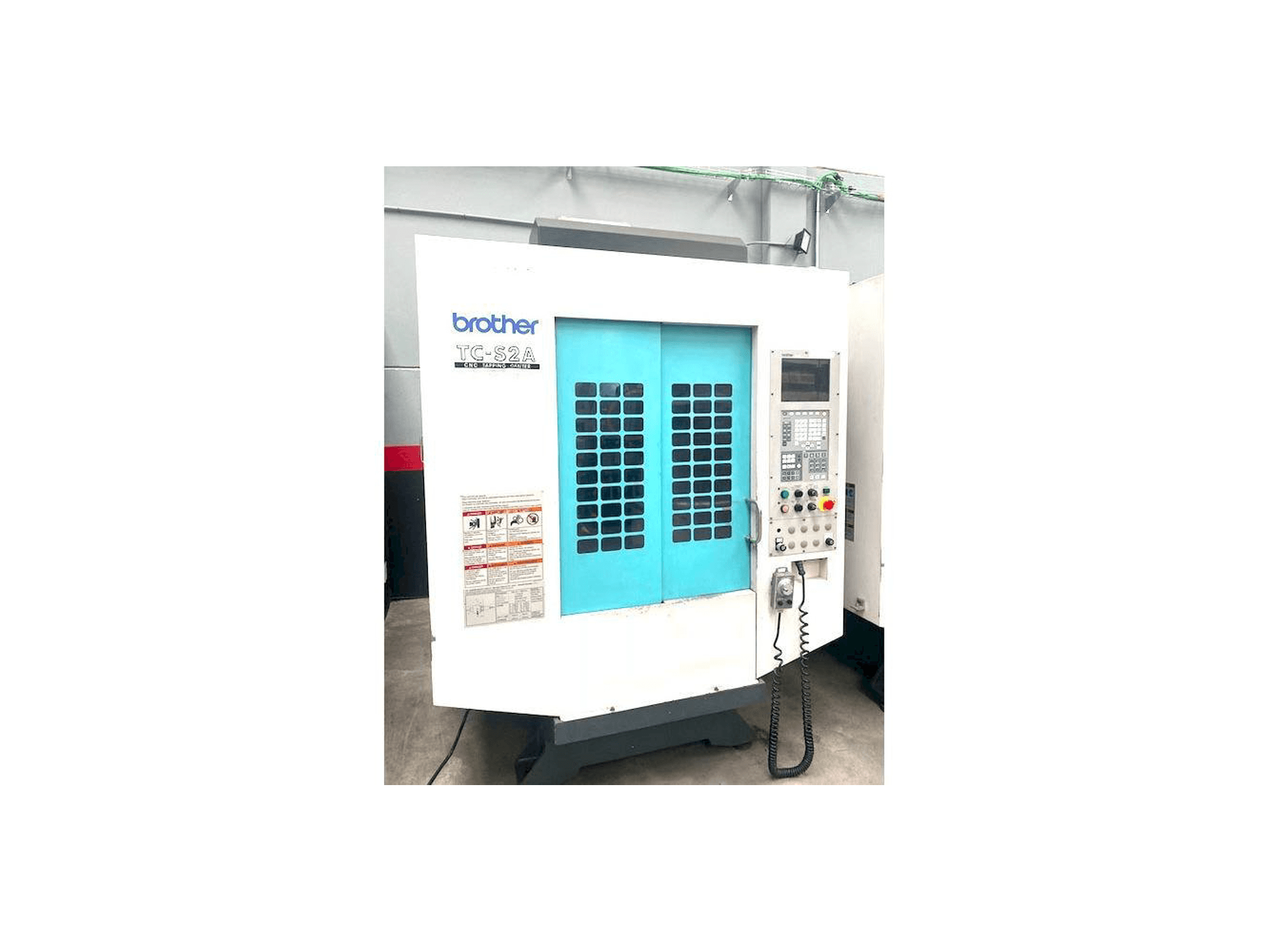 Frontansicht der Brother TC-S2A Maschine