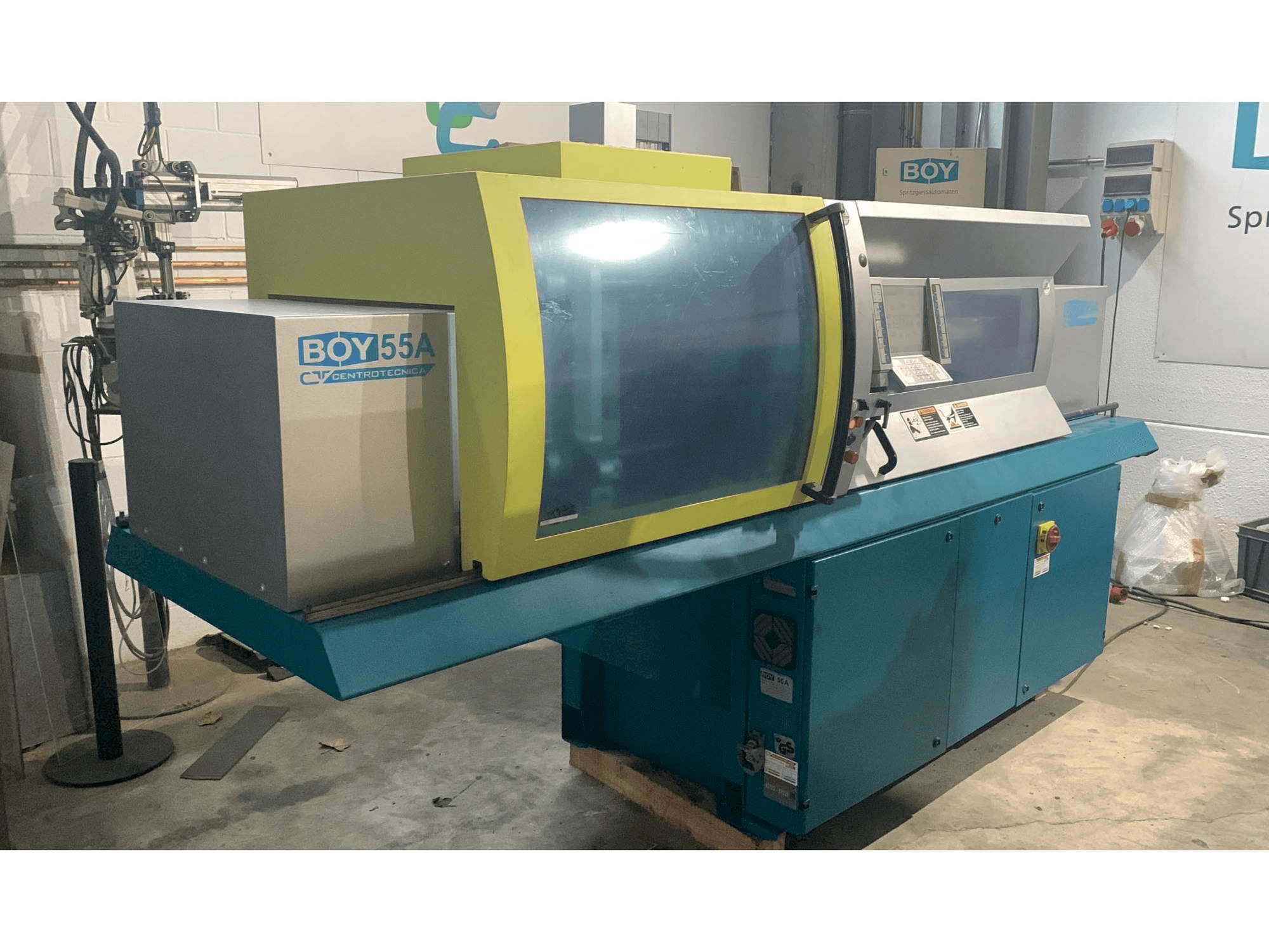 Frontansicht der BOY 55A Maschine