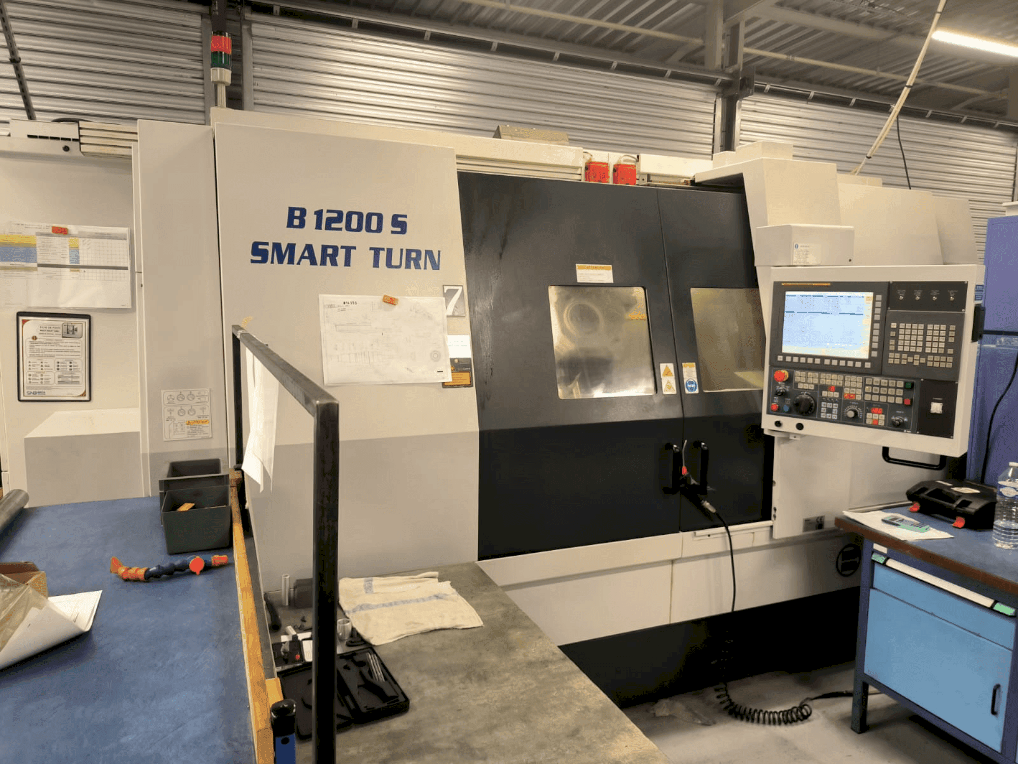 Frontansicht der Biglia B1200S SMART TURN Maschine
