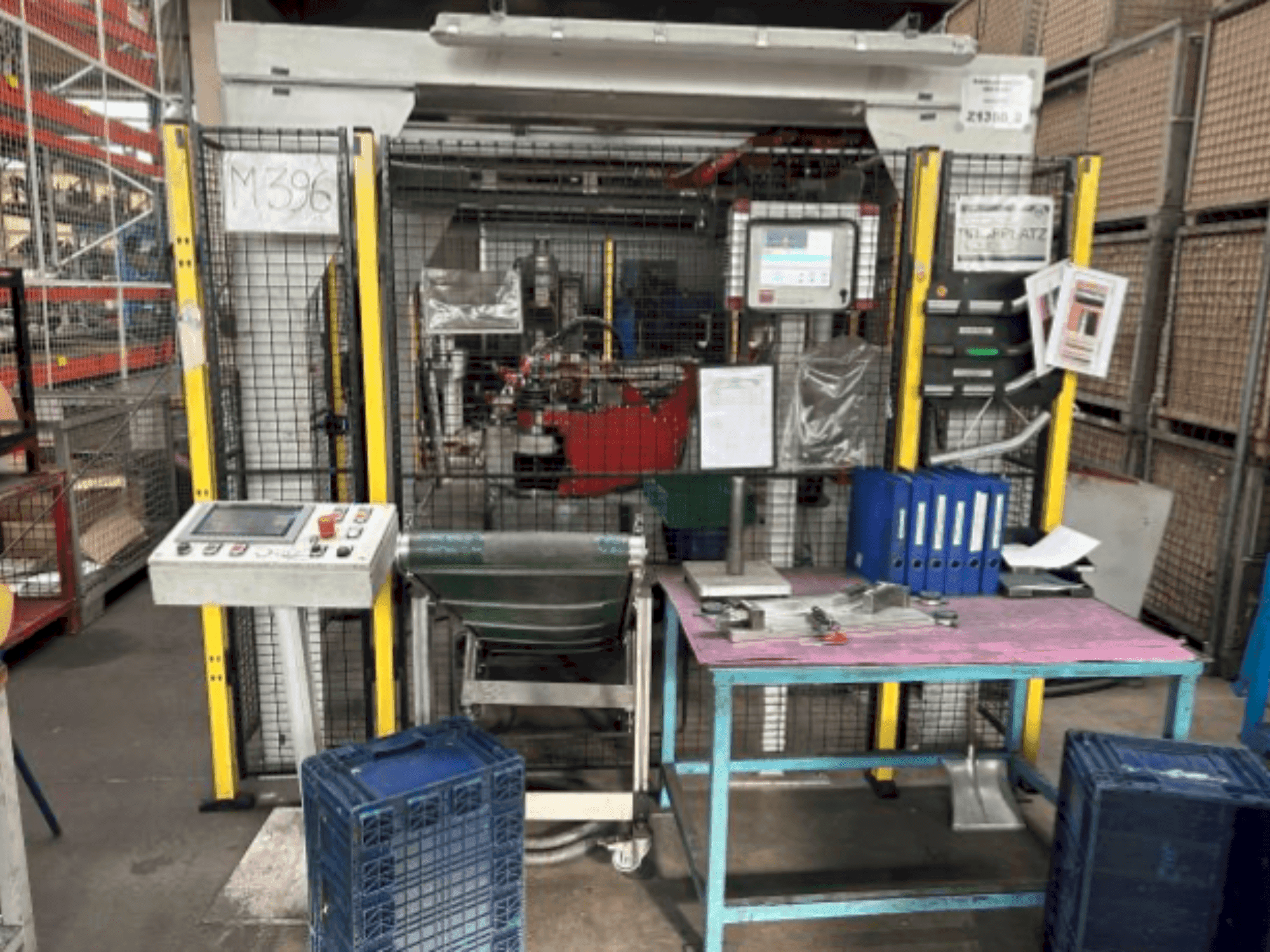 Frontansicht der Transfluid DB 650 ST-SPS Maschine