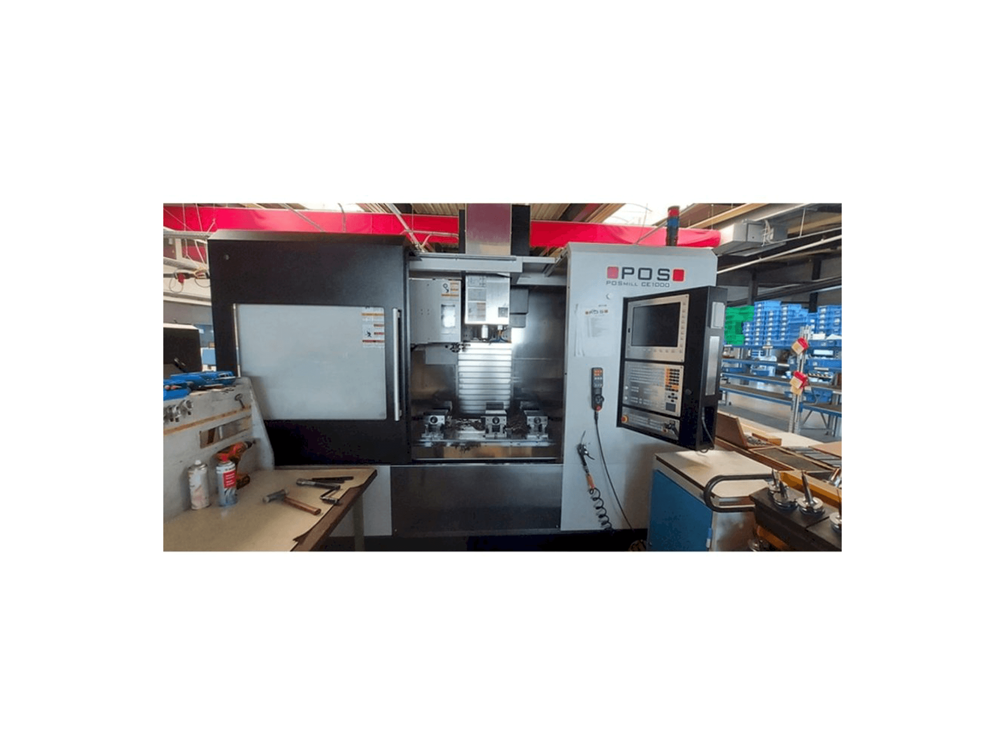 Frontansicht der POSmill CE 1000 Maschine