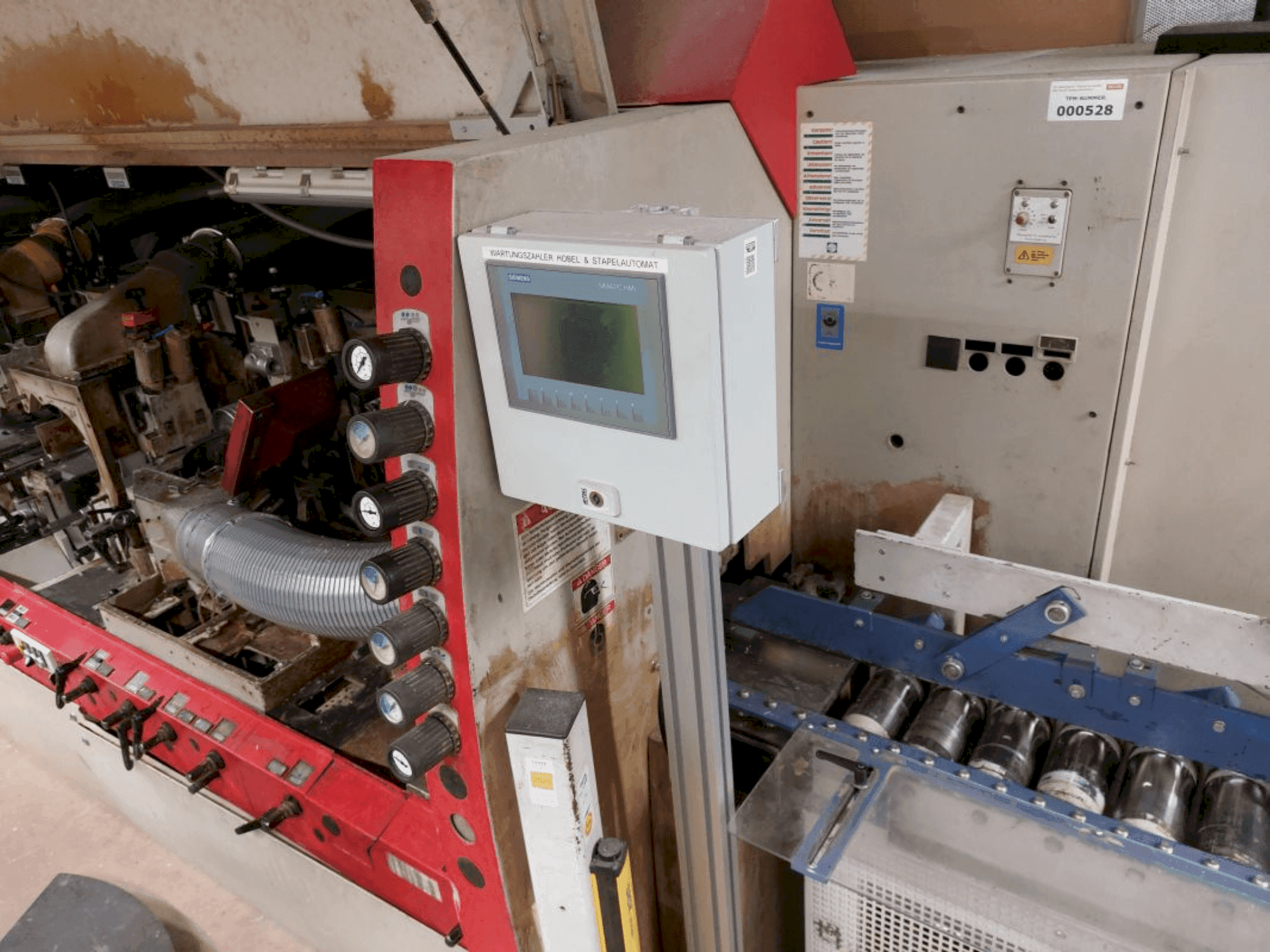 Frontansicht der GABIANNI T-Module 80/1600 Maschine