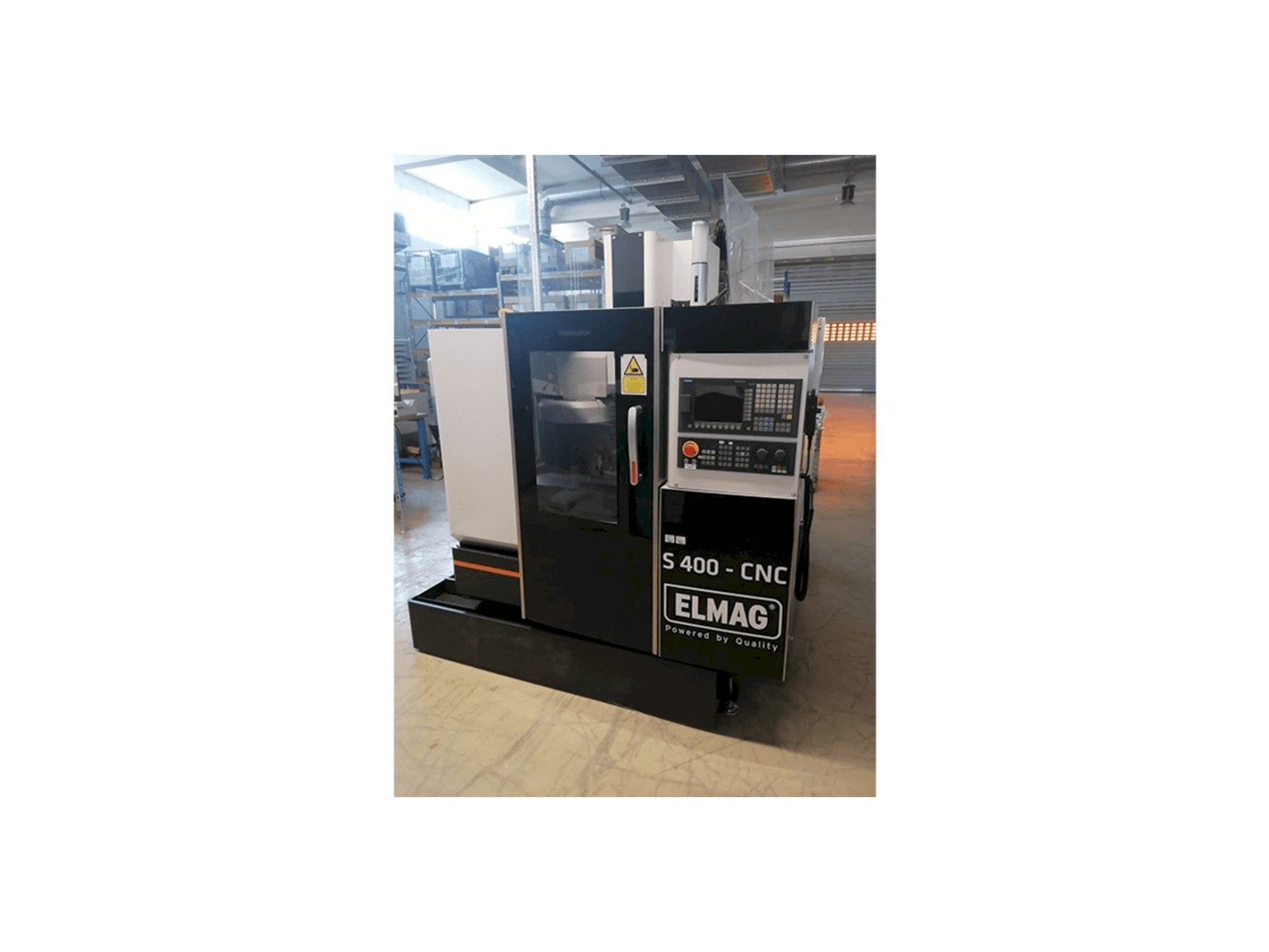 Frontansicht der ELMAG S 400 CNC Maschine