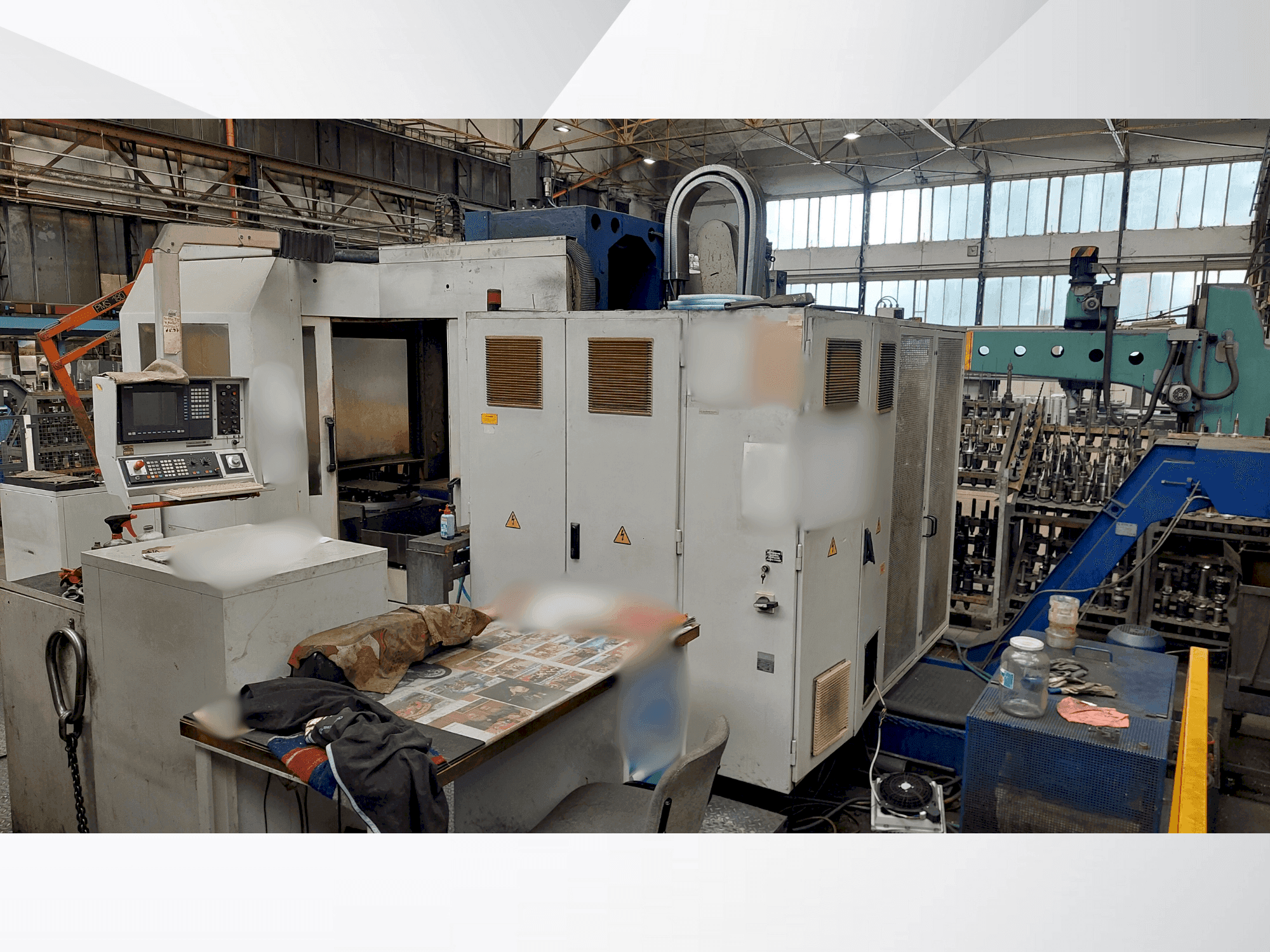 Frontansicht der ZPS MCFH 63 Maschine
