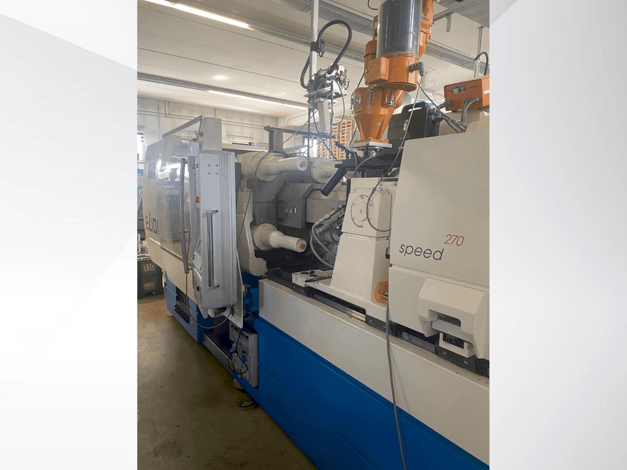 Frontansicht der Netstal ELION 800-270 S Maschine