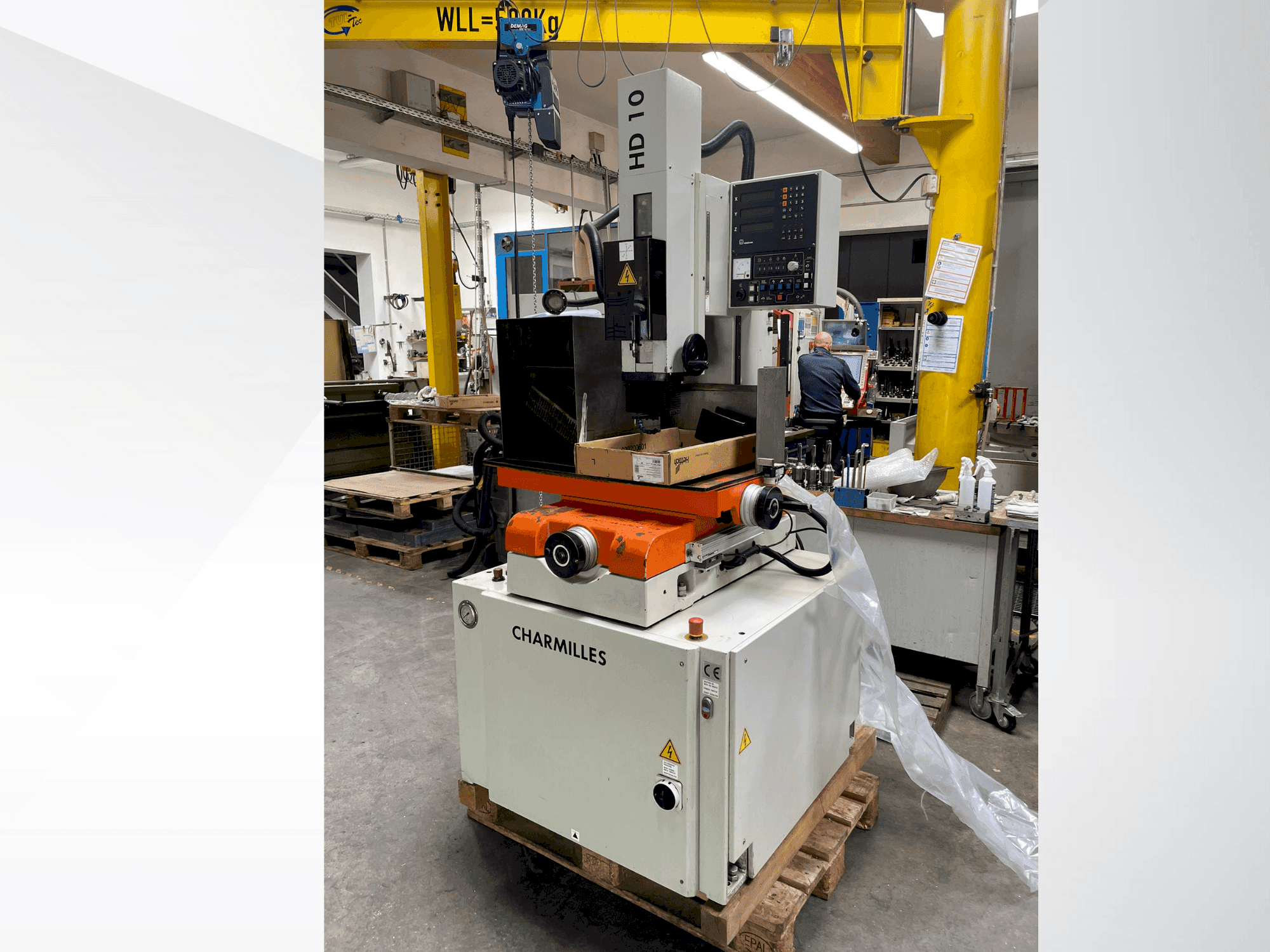 Frontansicht der CHARMILLES HD10 Maschine