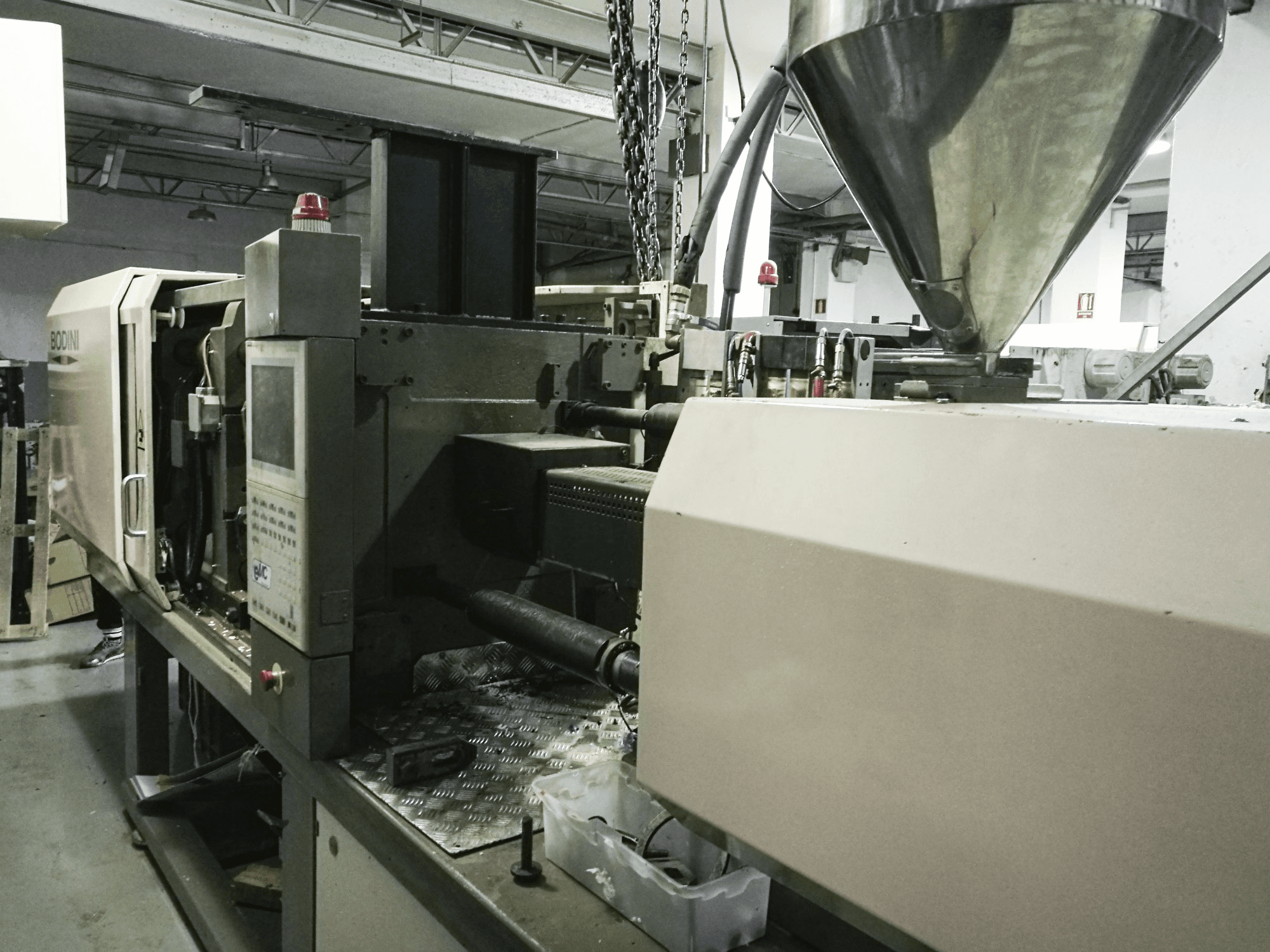 Rechte Ansicht der BODINI ELEDRIVE 165 Maschine