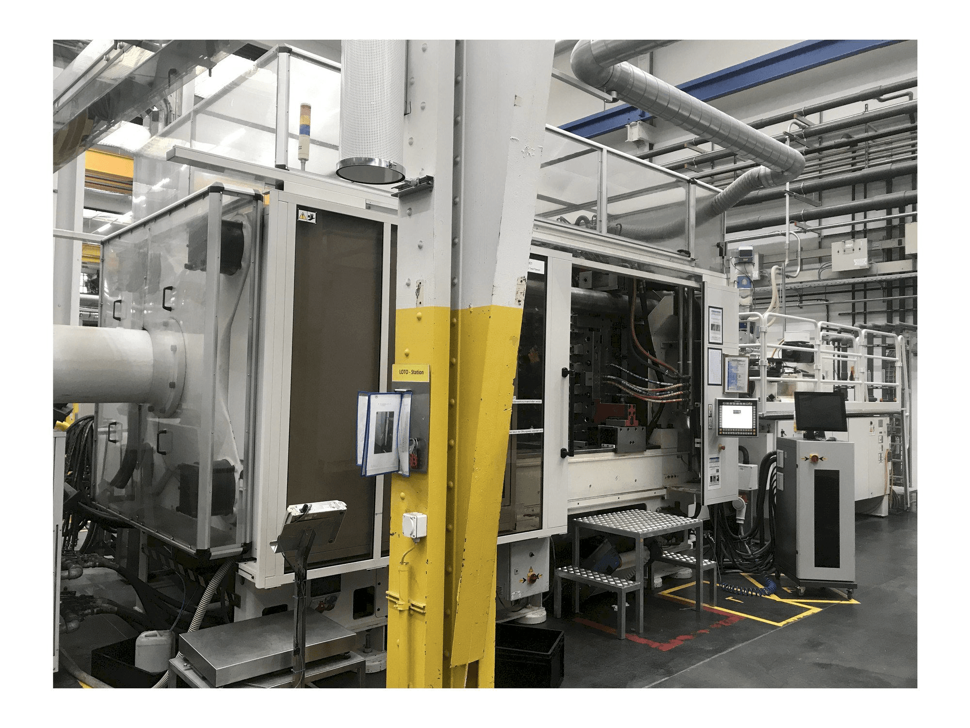 Frontansicht der Husky H650 RS 80/65 Maschine