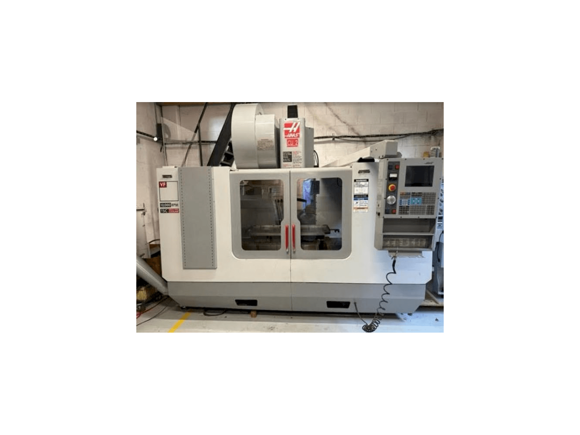 Frontansicht der HAAS VF3 Maschine