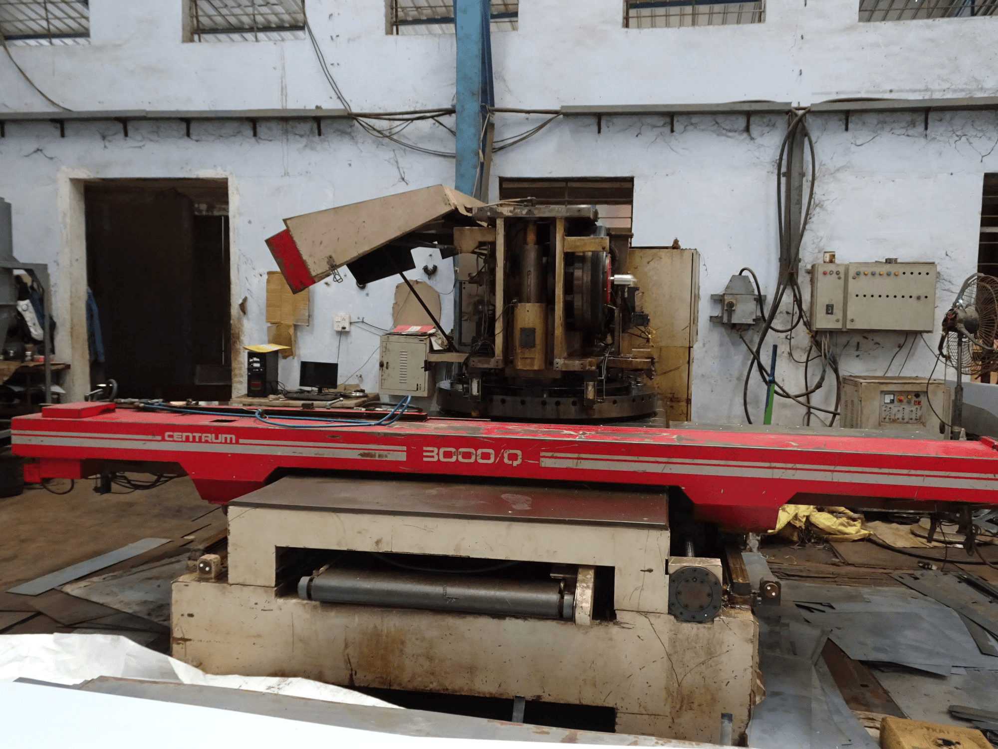 Frontansicht der Murata Wiedemann C-3000 Maschine