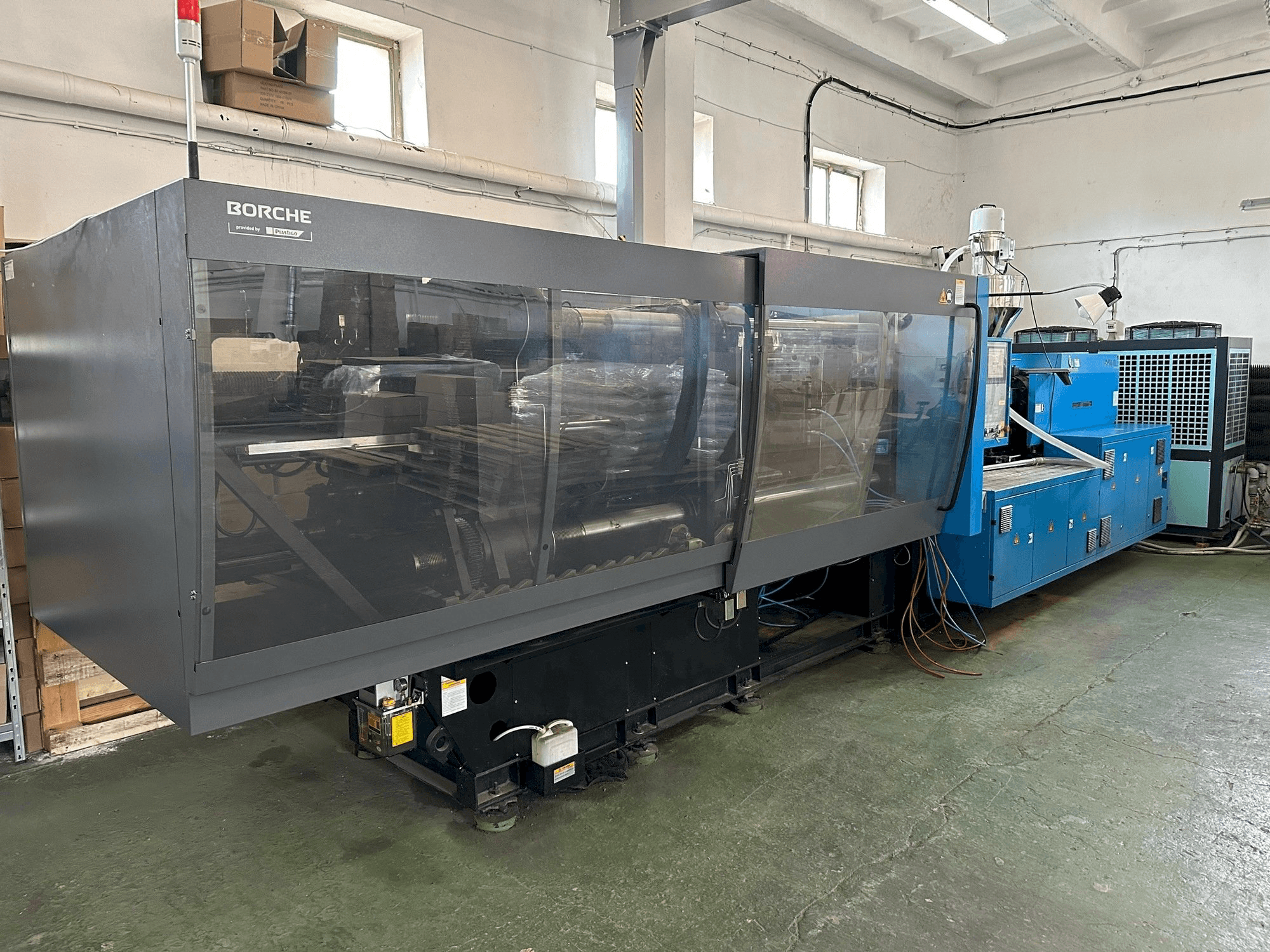 Frontansicht der BORCHÊ BS400 Economic Maschine