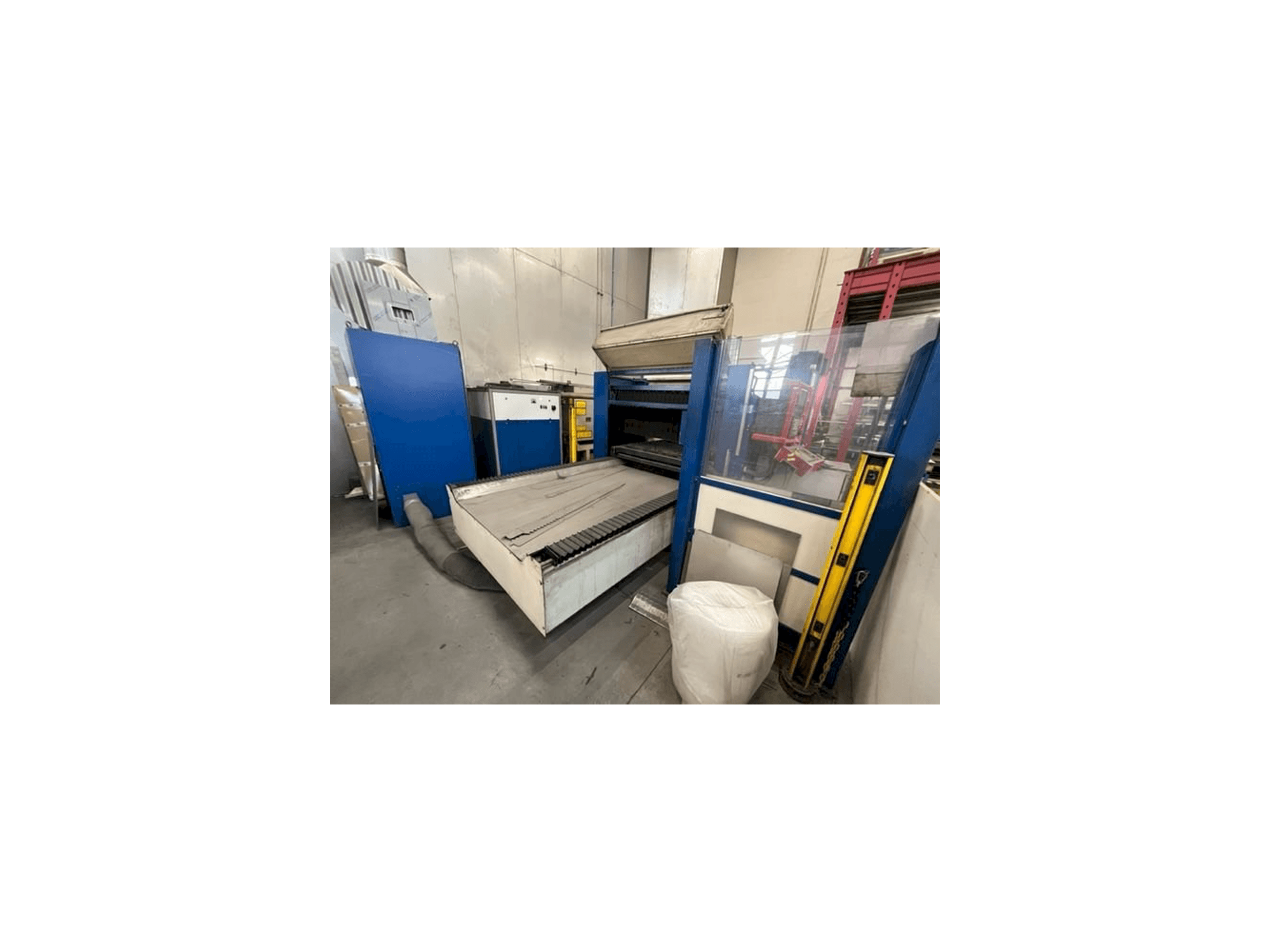 Frontansicht der Messer Easylas Maschine