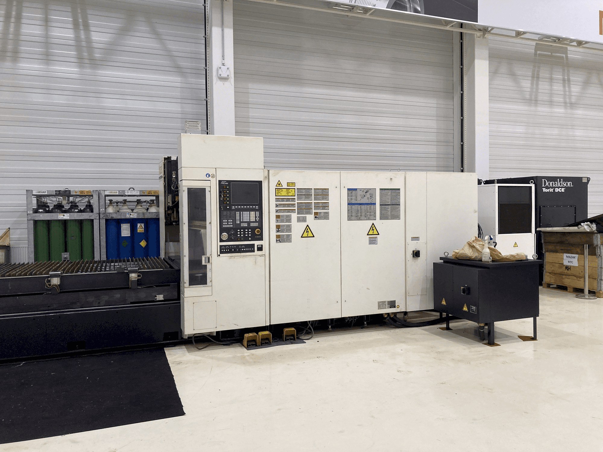 Frontansicht der Mazak Super Turbo-X 510 MK III RTC Maschine