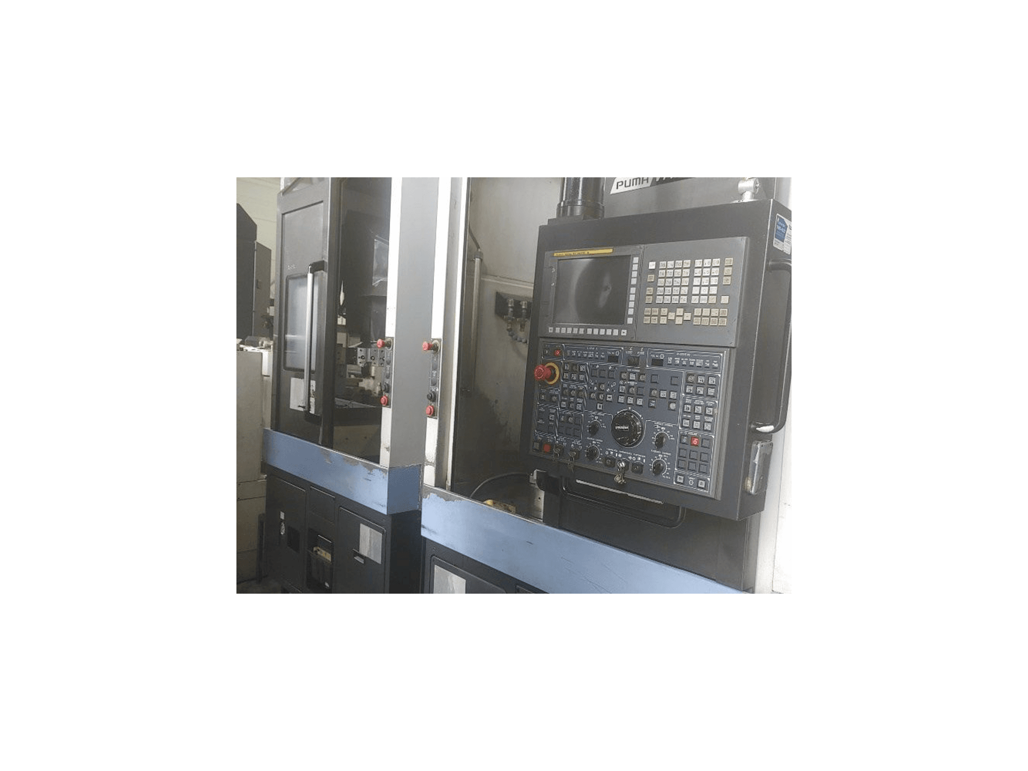 Frontansicht der Doosan VT450 2SP Maschine