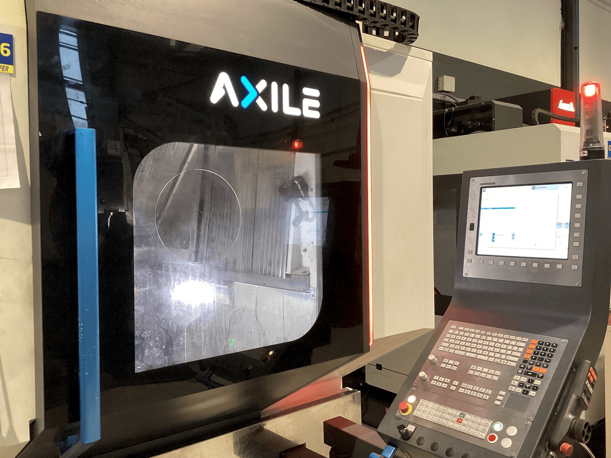 Frontansicht der AXILE G6 Maschine