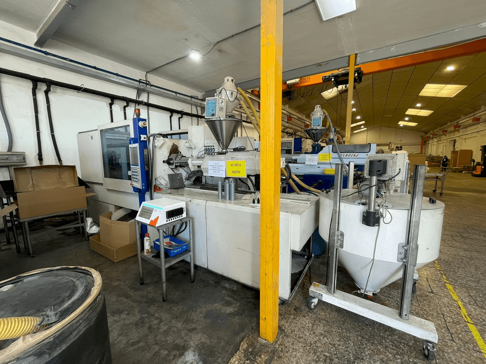 Frontansicht der Battenfeld HM 160/525 E Maschine