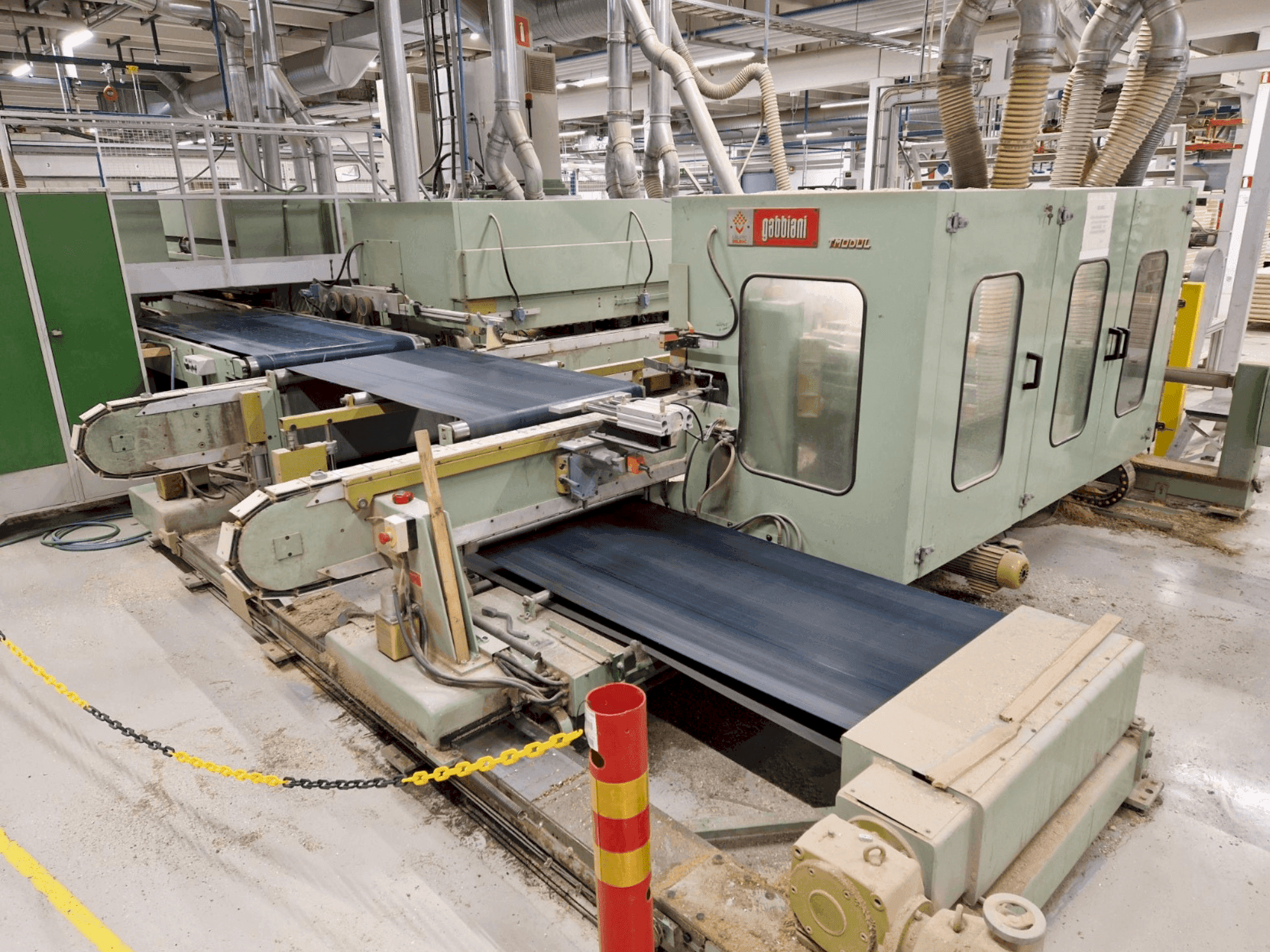 Frontansicht der GABIANNI T-Modul Maschine