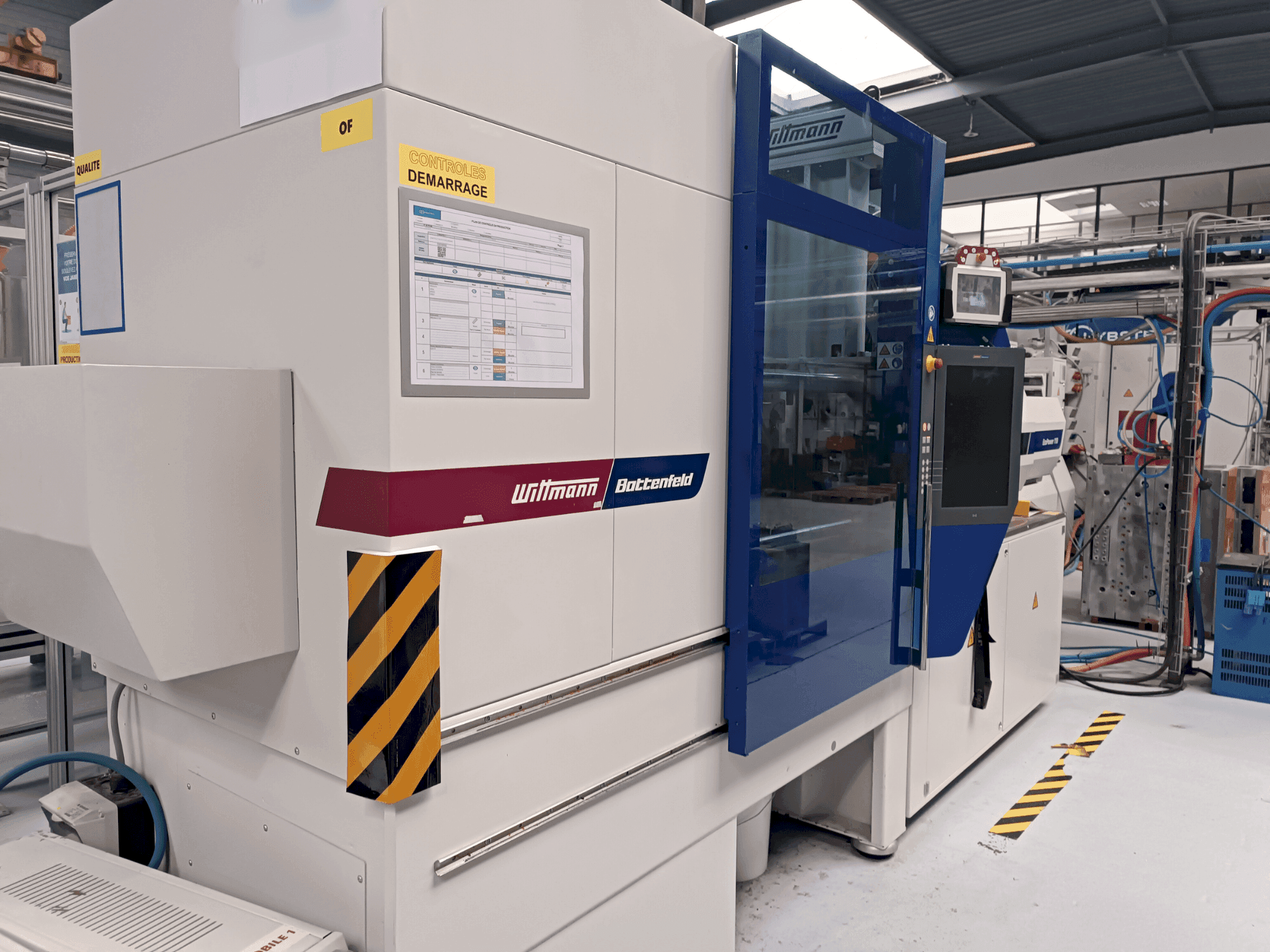 Frontansicht der Battenfeld Ecopower 110-130 Maschine