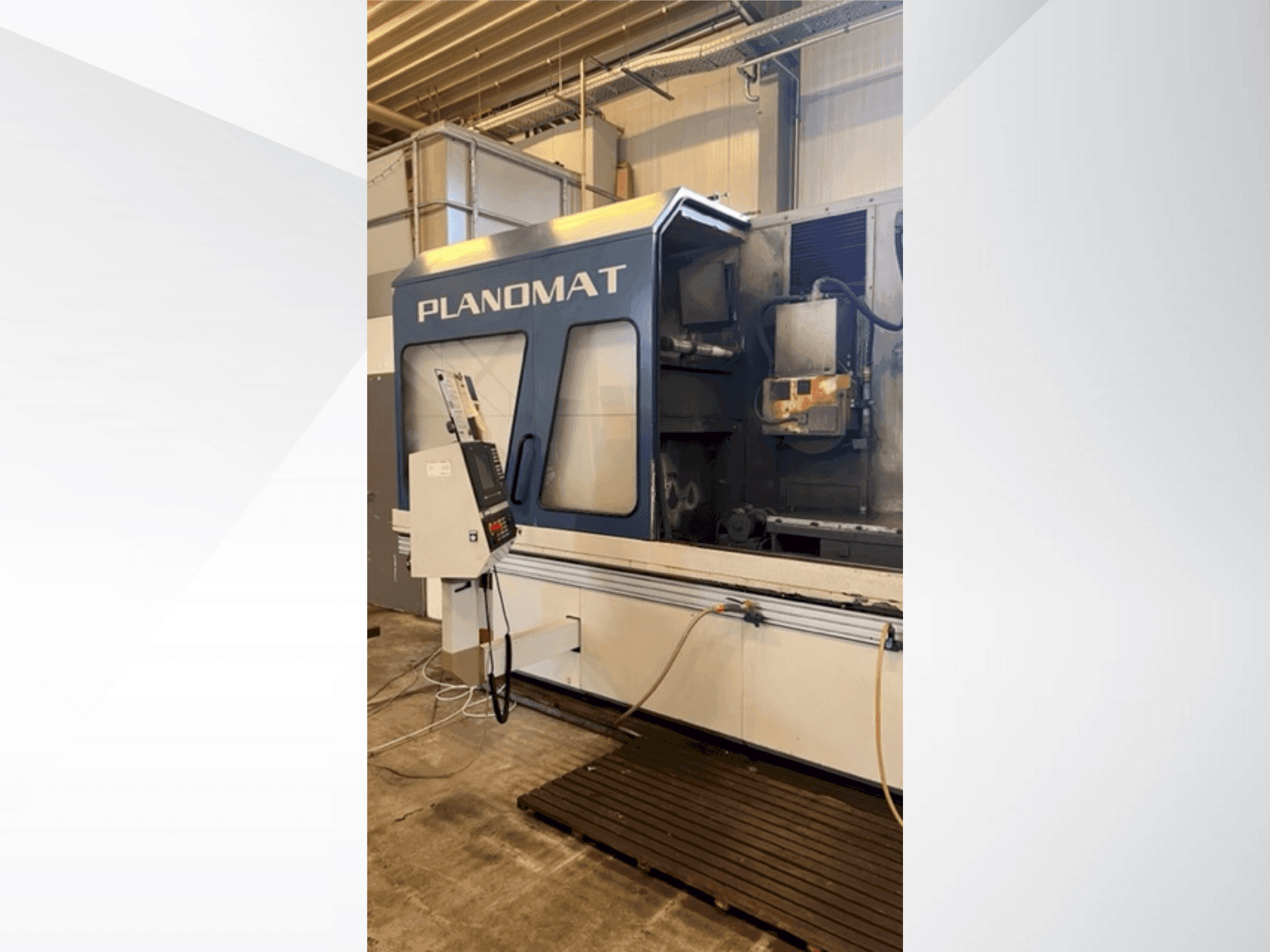 Frontansicht der BLOHM Planomat 616 Maschine