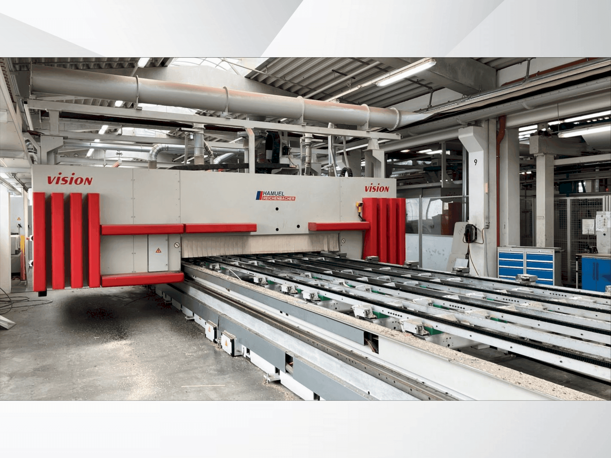 Frontansicht der Hamuel Reichenbacher VISION III-TT-L Maschine