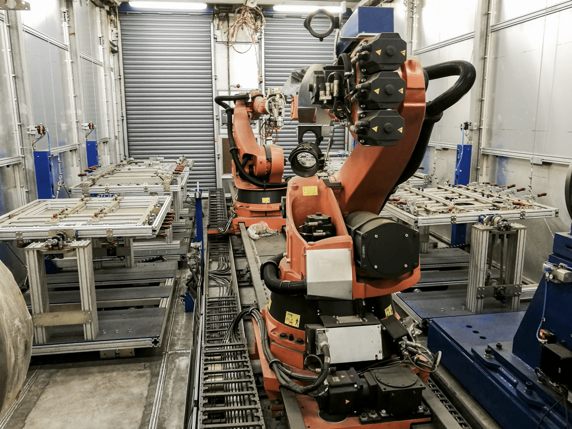 Ausschnitt der KUKA KR 100-2 HA Maschine