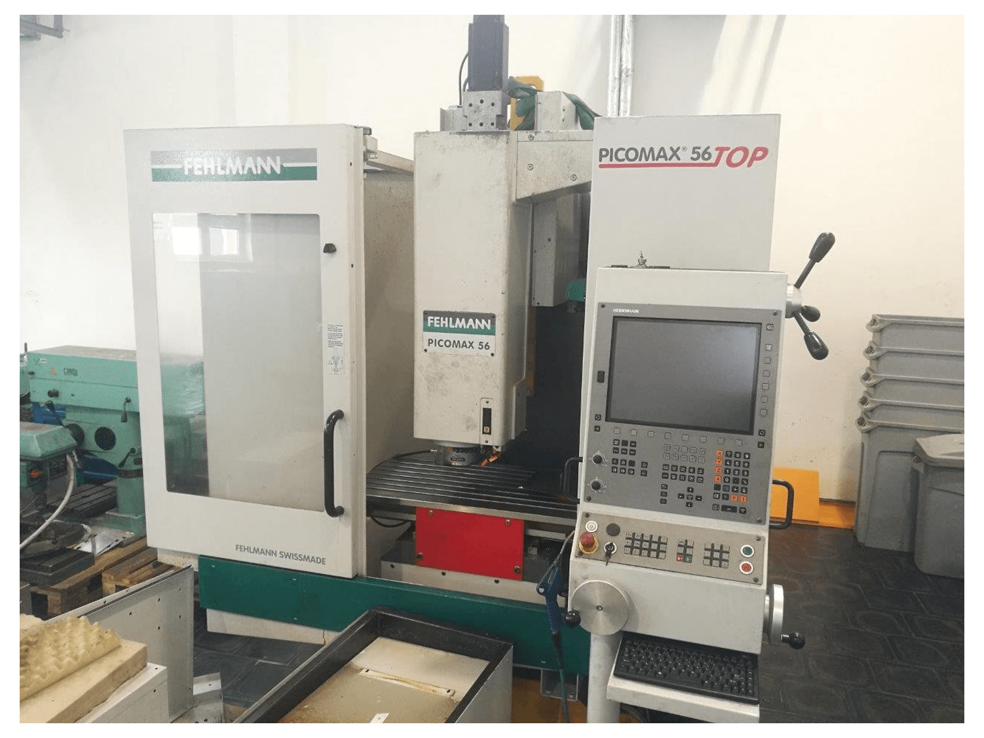 Frontansicht der FEHLMANN PICOMAX 56 TOP Maschine
