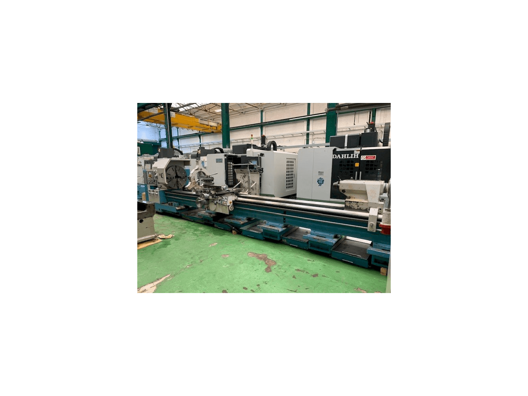Frontansicht der Poreba TPK 80x5000 Maschine