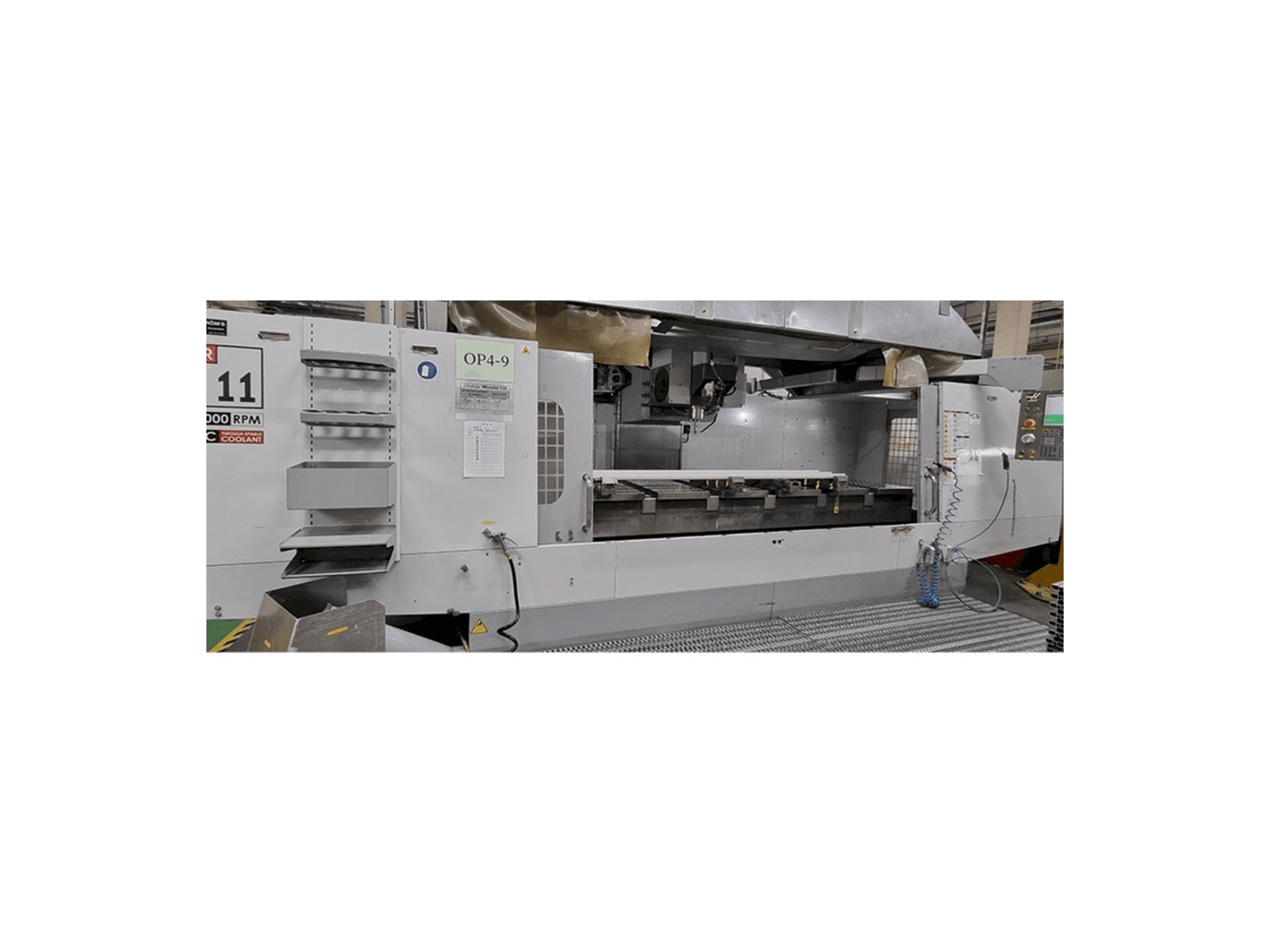 Frontansicht der HAAS VR–11BHE Maschine