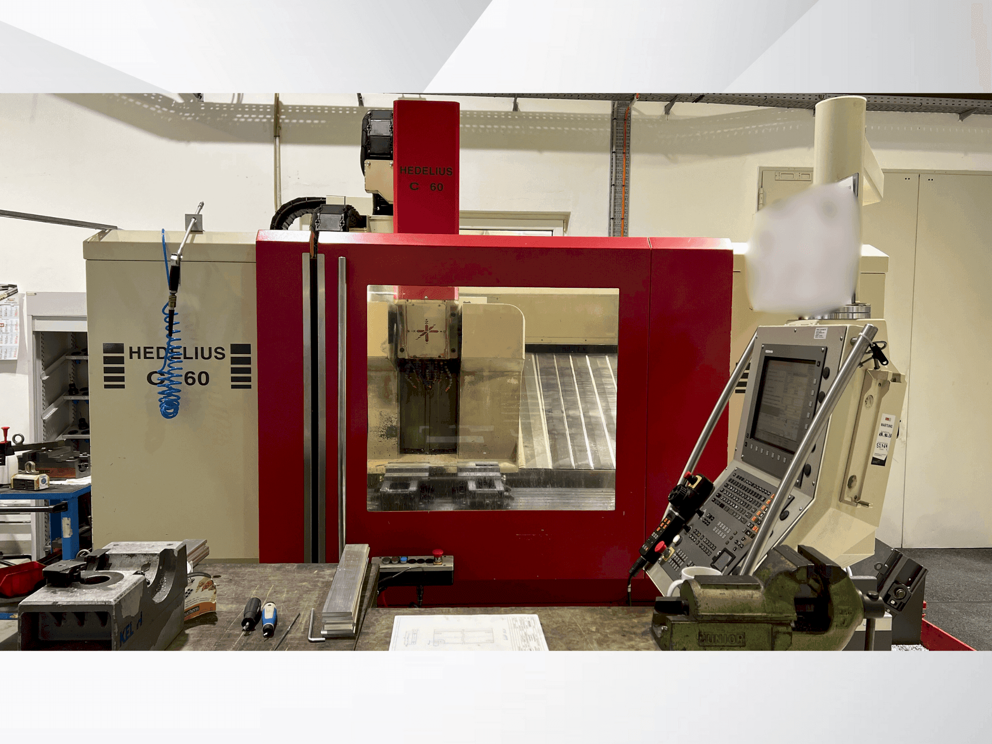 Frontansicht der HEDELIUS C60S-1200 Maschine