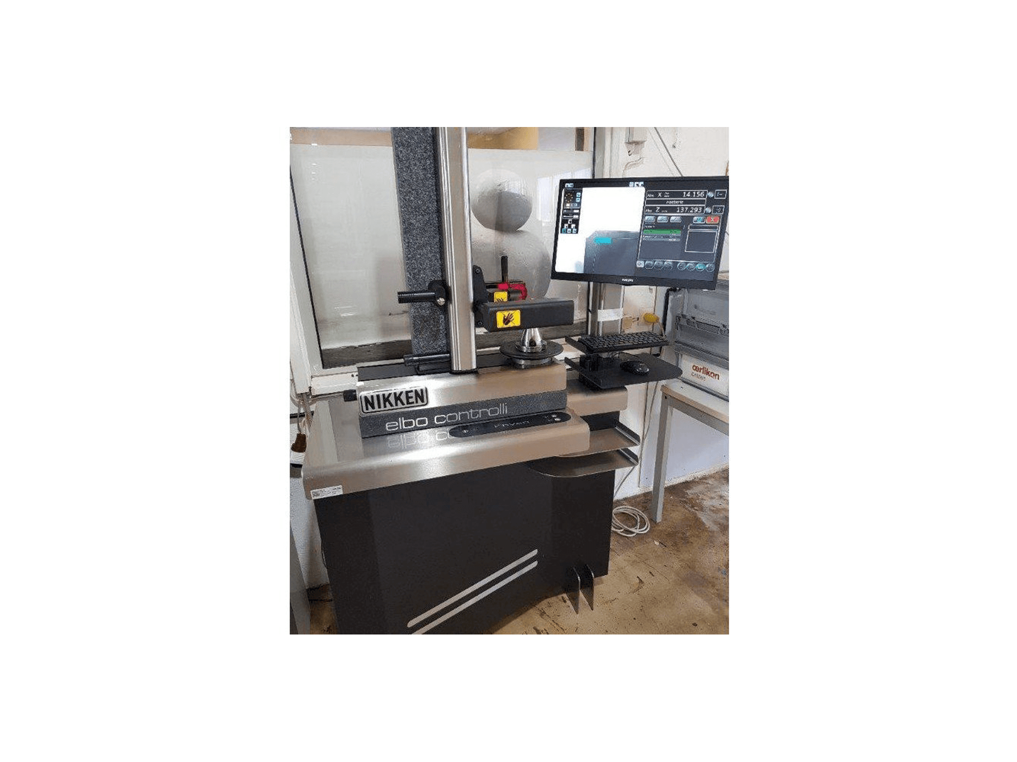 Frontansicht der NIKKEN elbo controlli kyan-TW Maschine