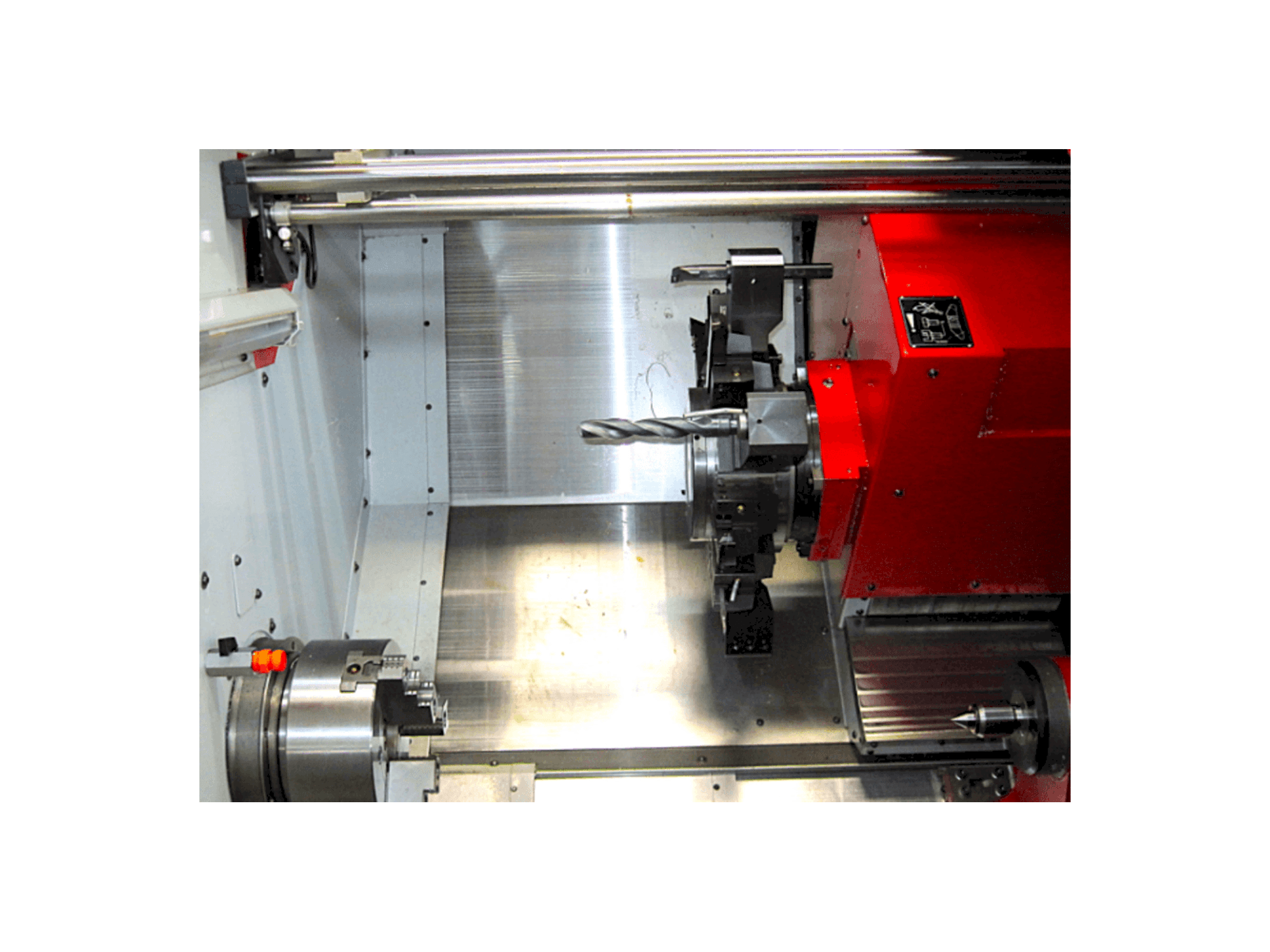 Frontansicht der EMCO turn 365 tcmy Maschine