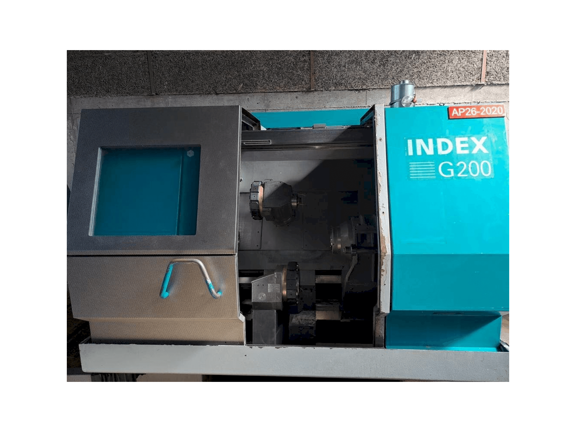 Frontansicht der Index G200 Maschine