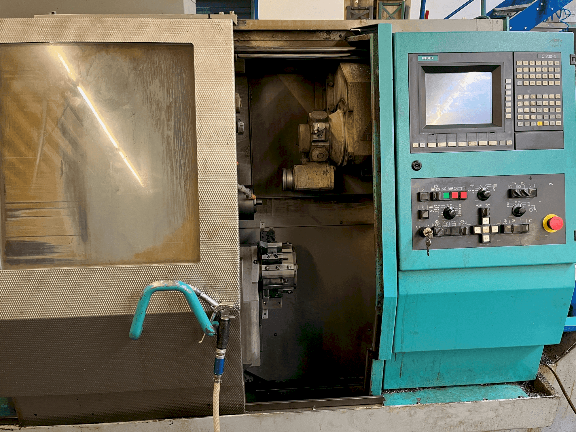 Frontansicht der Index ABC 42 Maschine