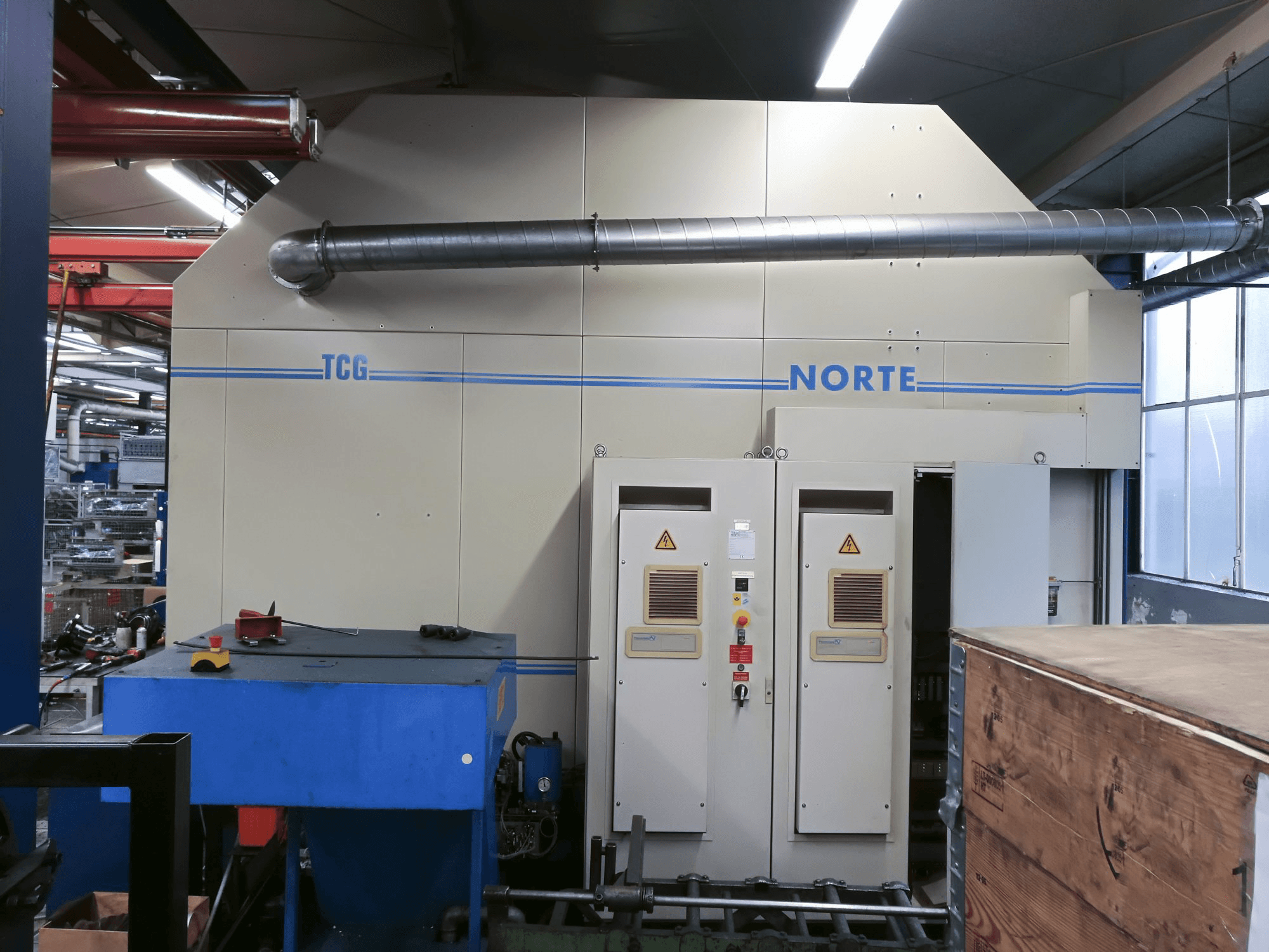 Frontansicht der NORTE VHS 630 Maschine