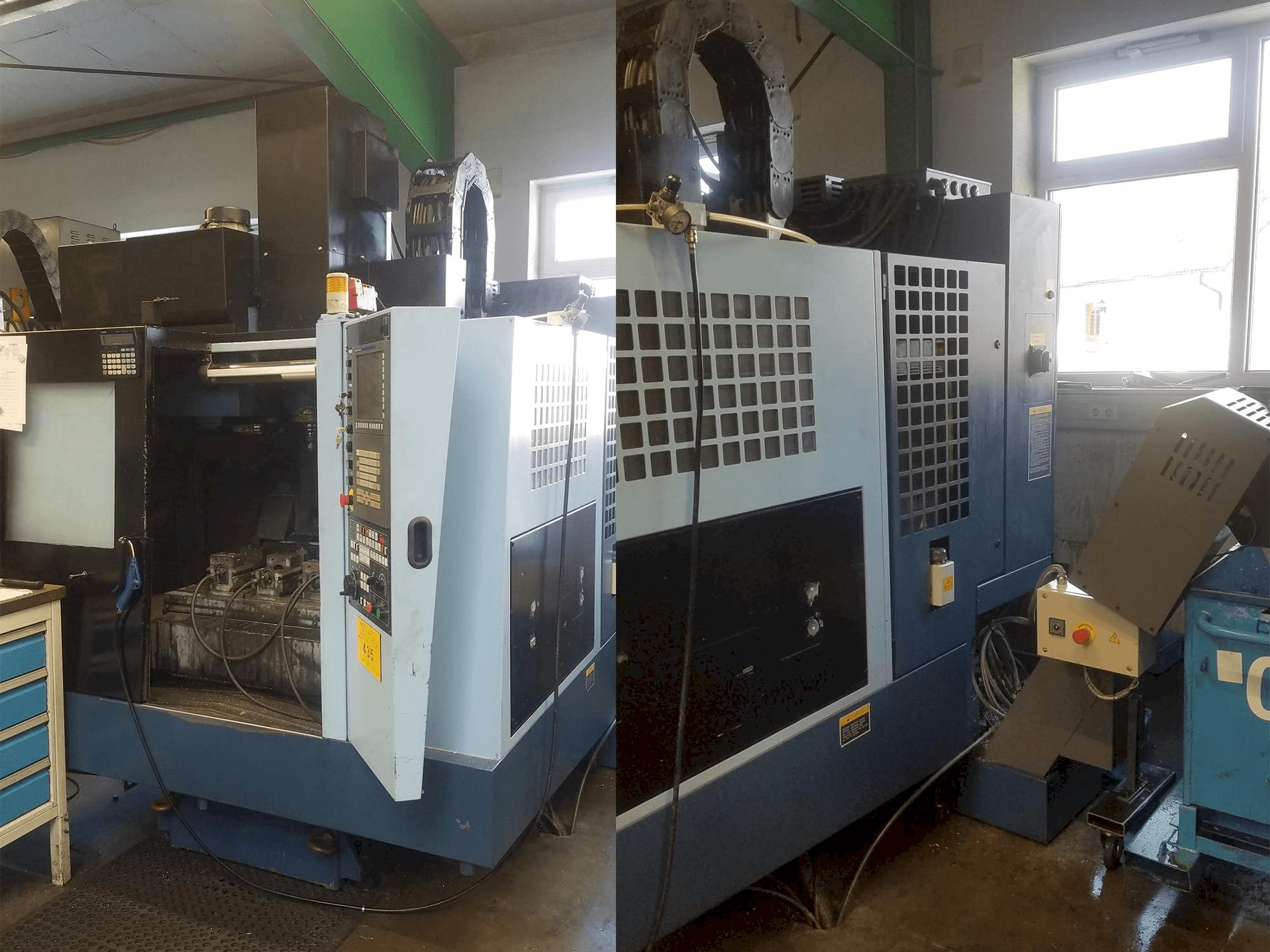 Frontansicht der Matsuura 550 V-Plus Maschine