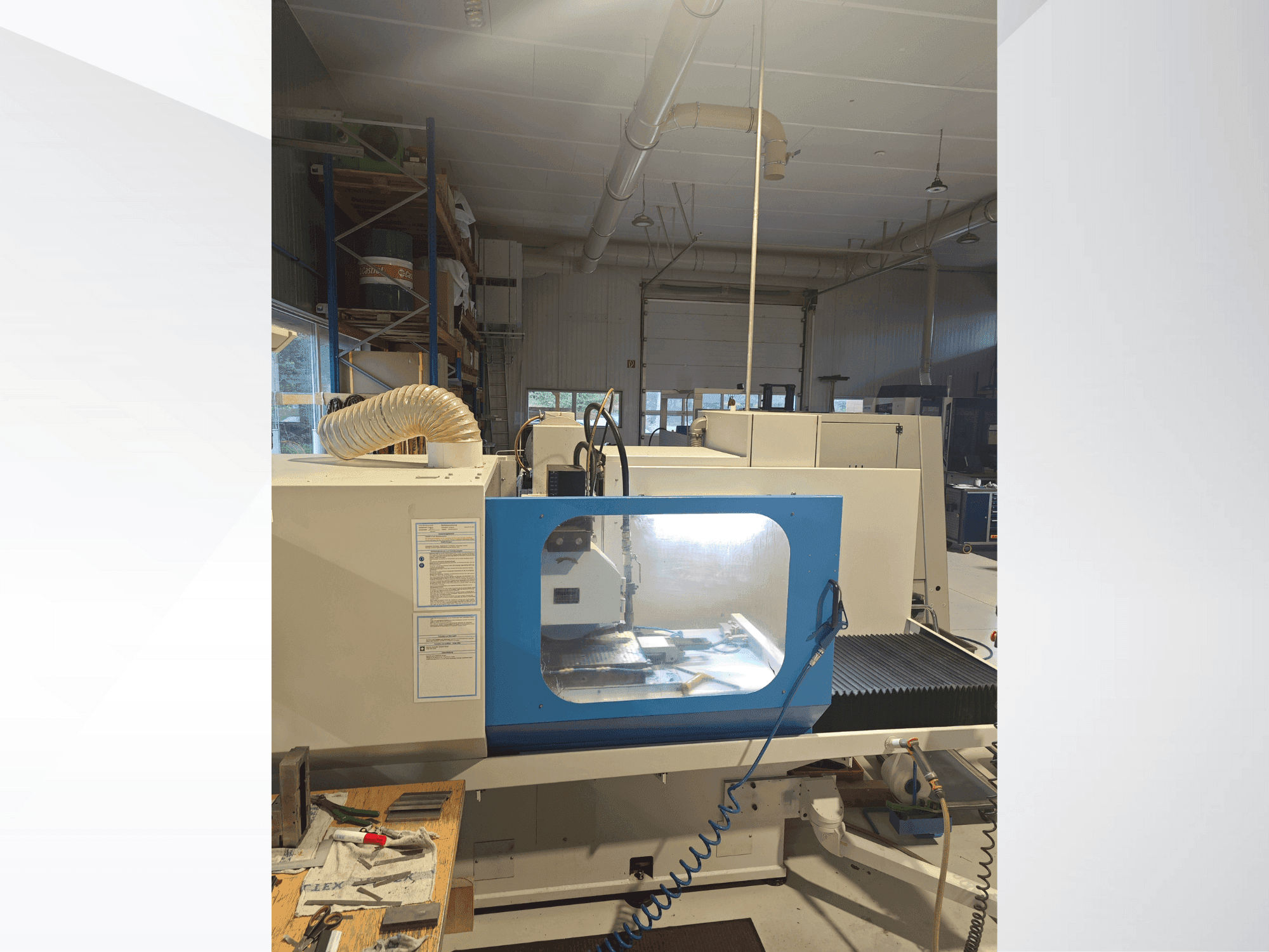 Frontansicht der ABA EL 1006 Maschine