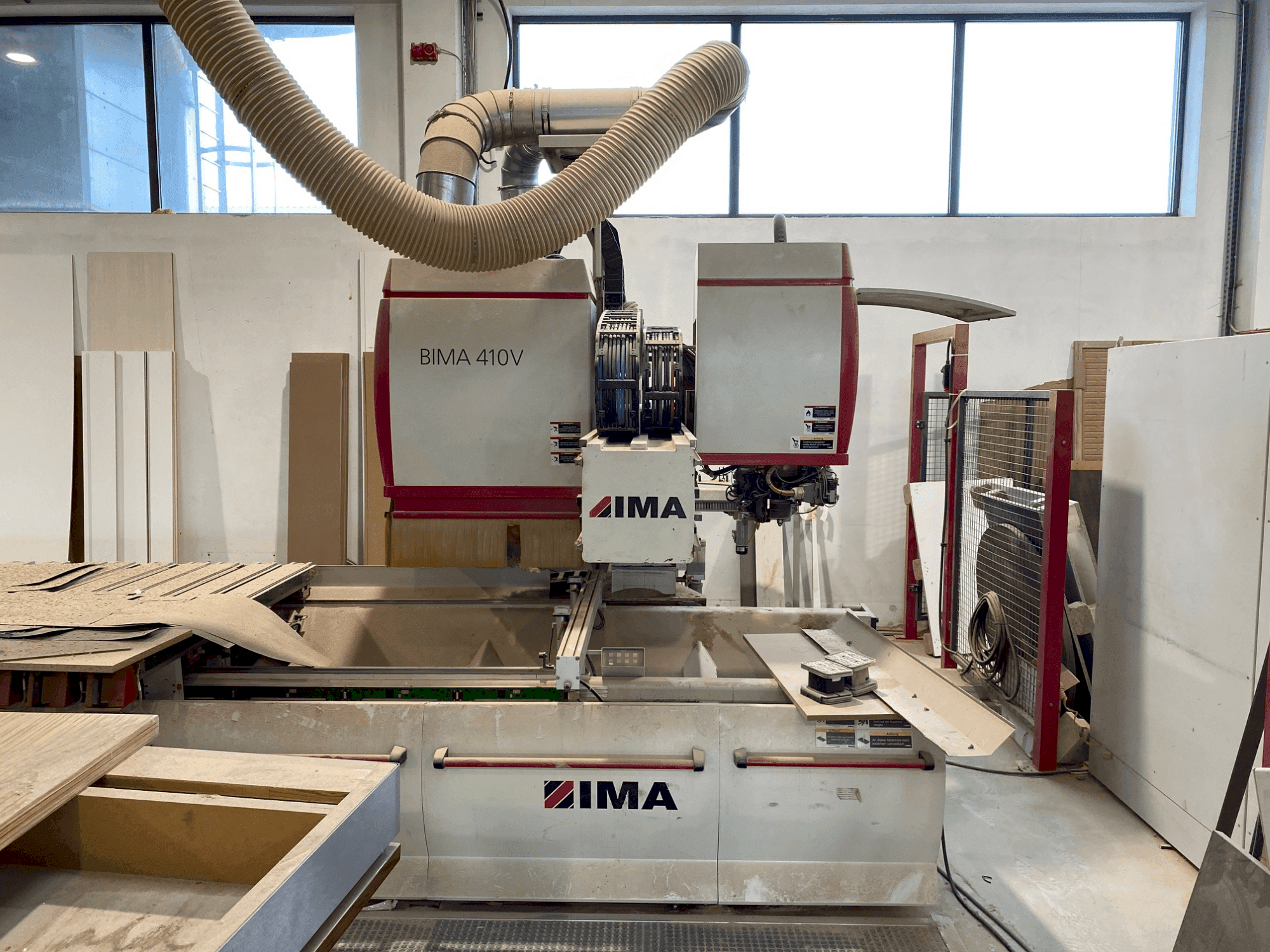 Frontansicht der IMA BIMA 410 V (2005) Maschine