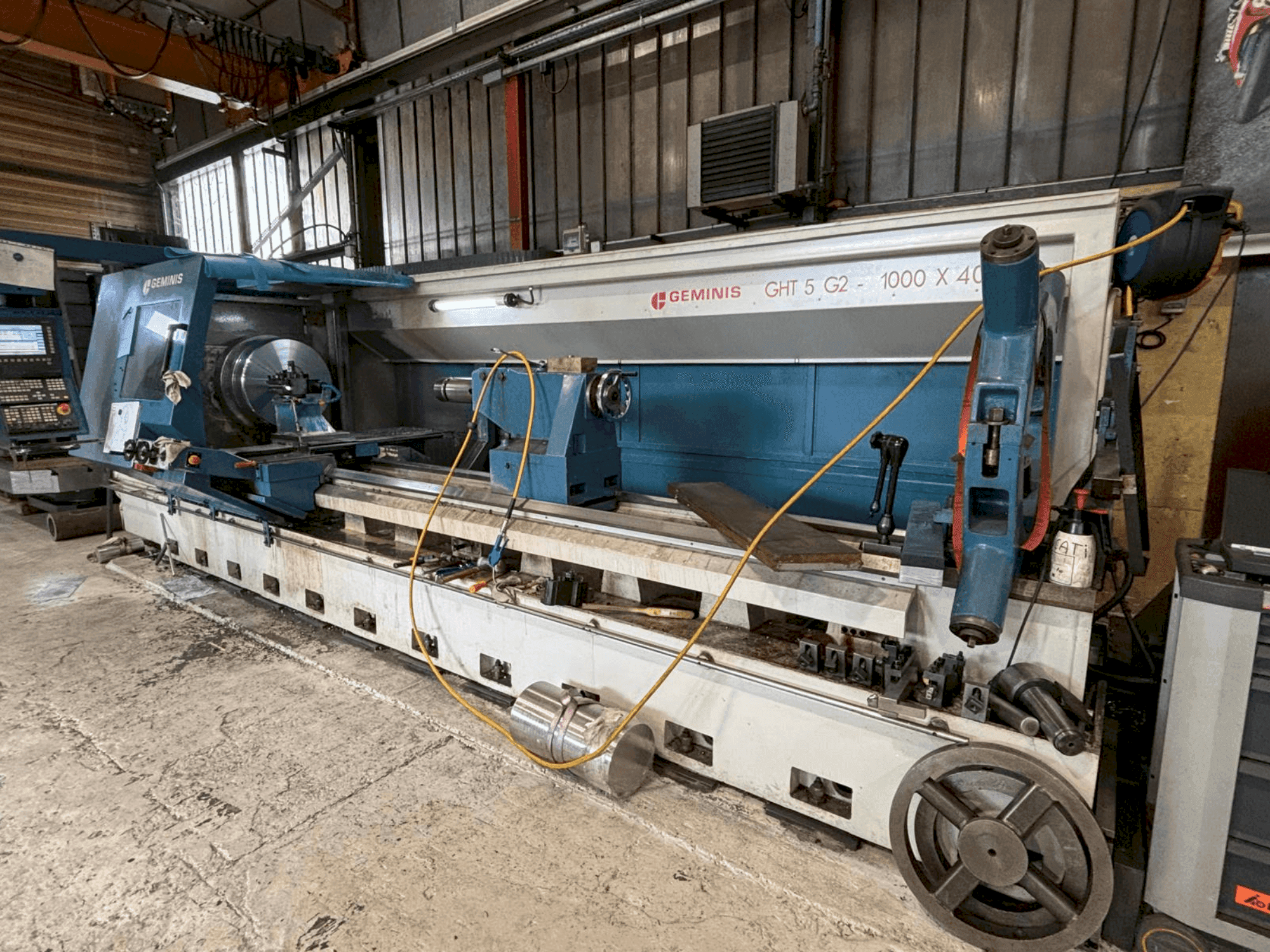 Frontansicht der Geminis GHT5 G2-1000x4000 Maschine