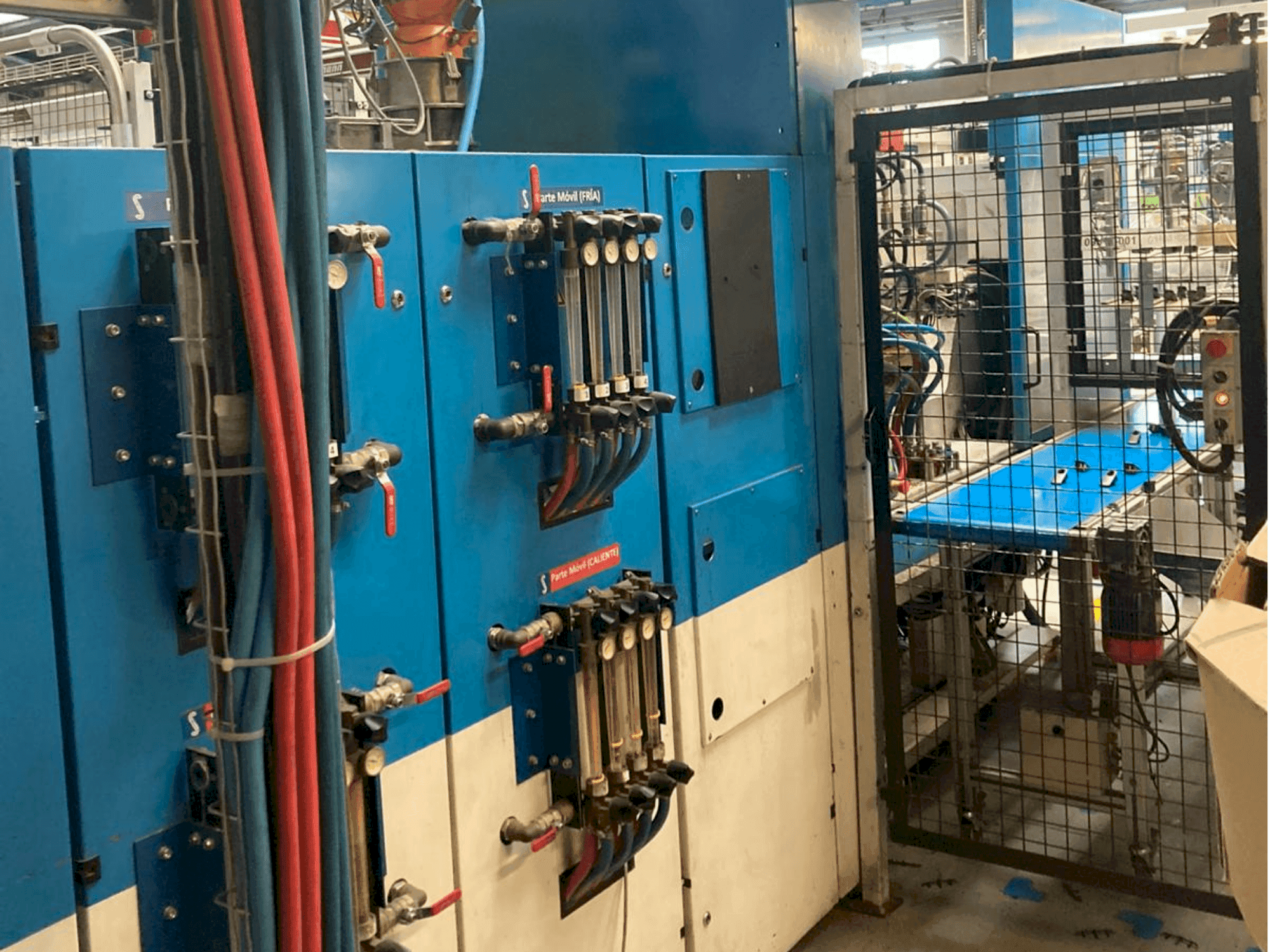 Frontansicht der Engel ES 500/110 HL Maschine